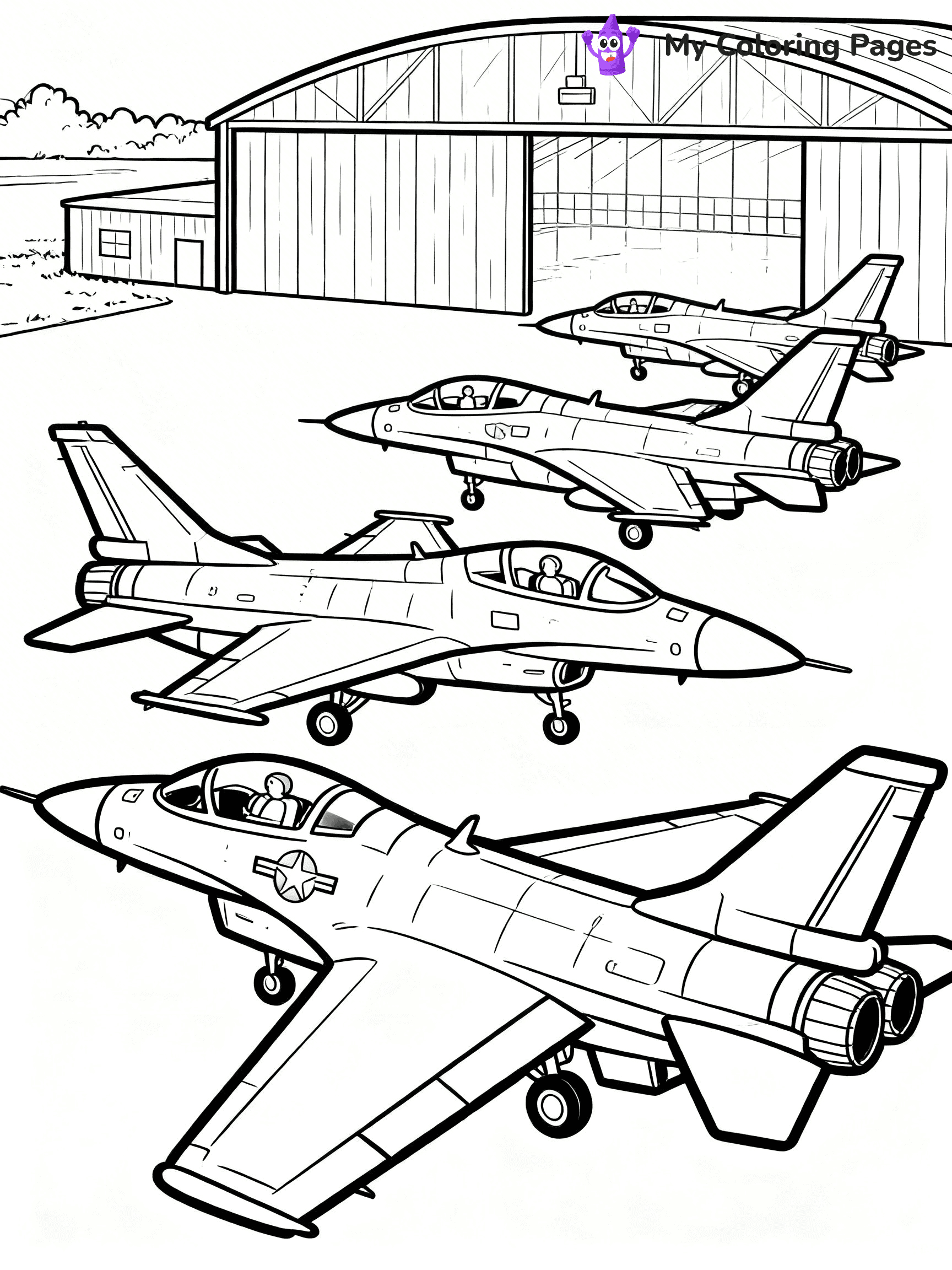 Air Force Coloring Pages - 37