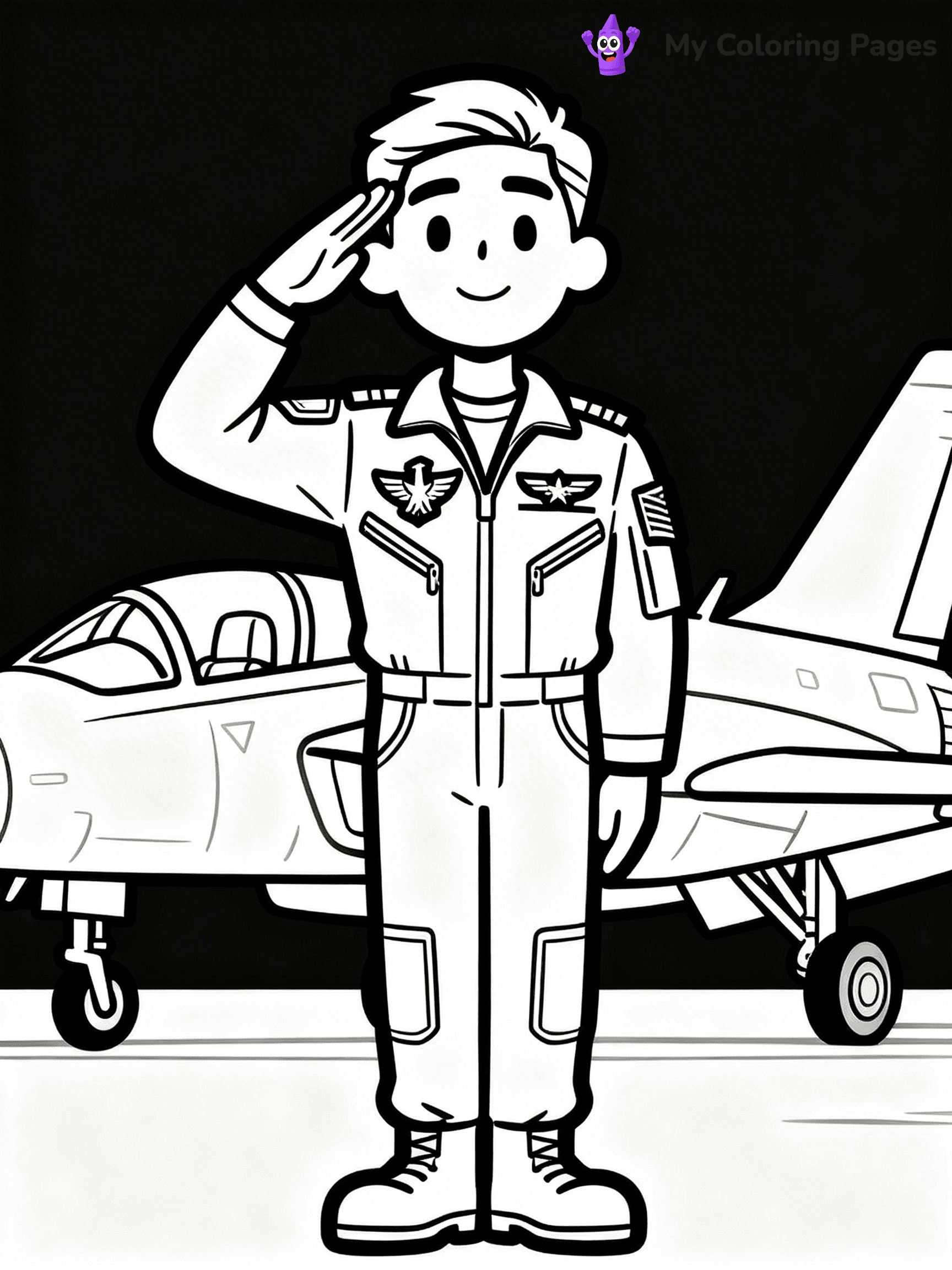 Air Force Coloring Pages - 13