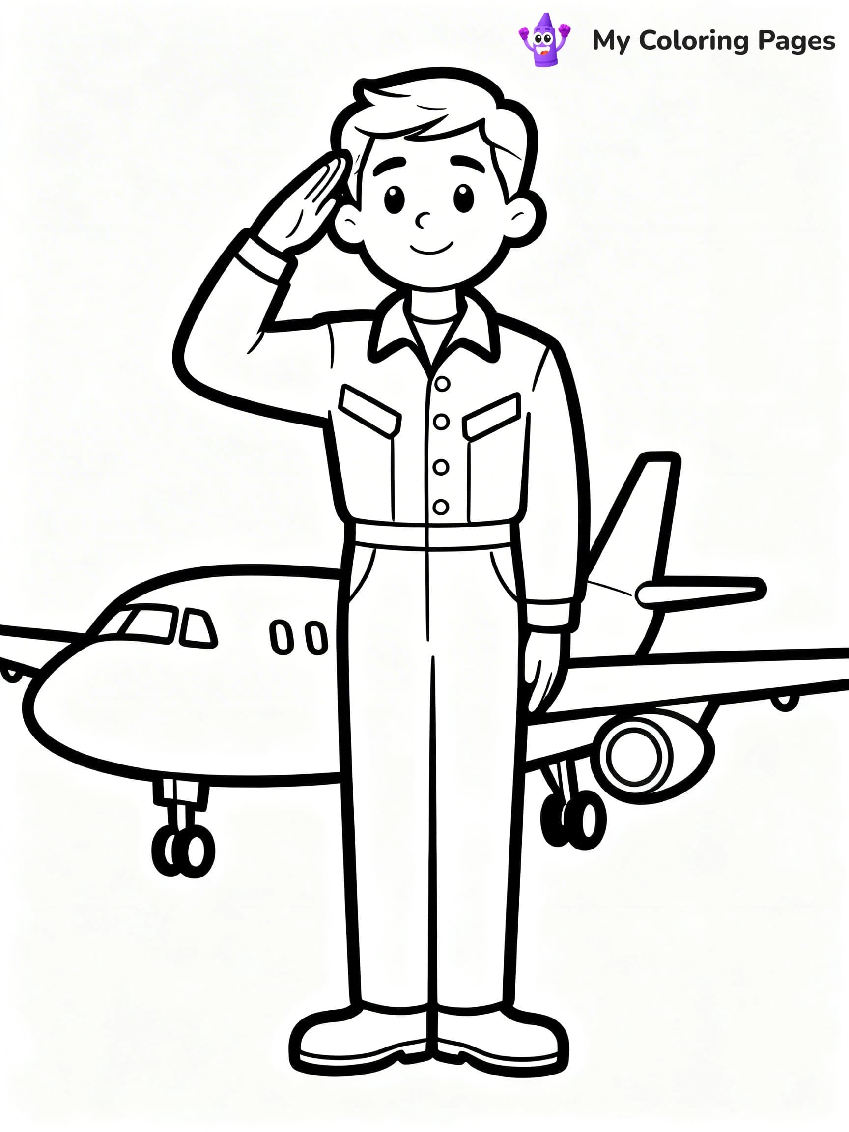 Air Force Coloring Pages - 11