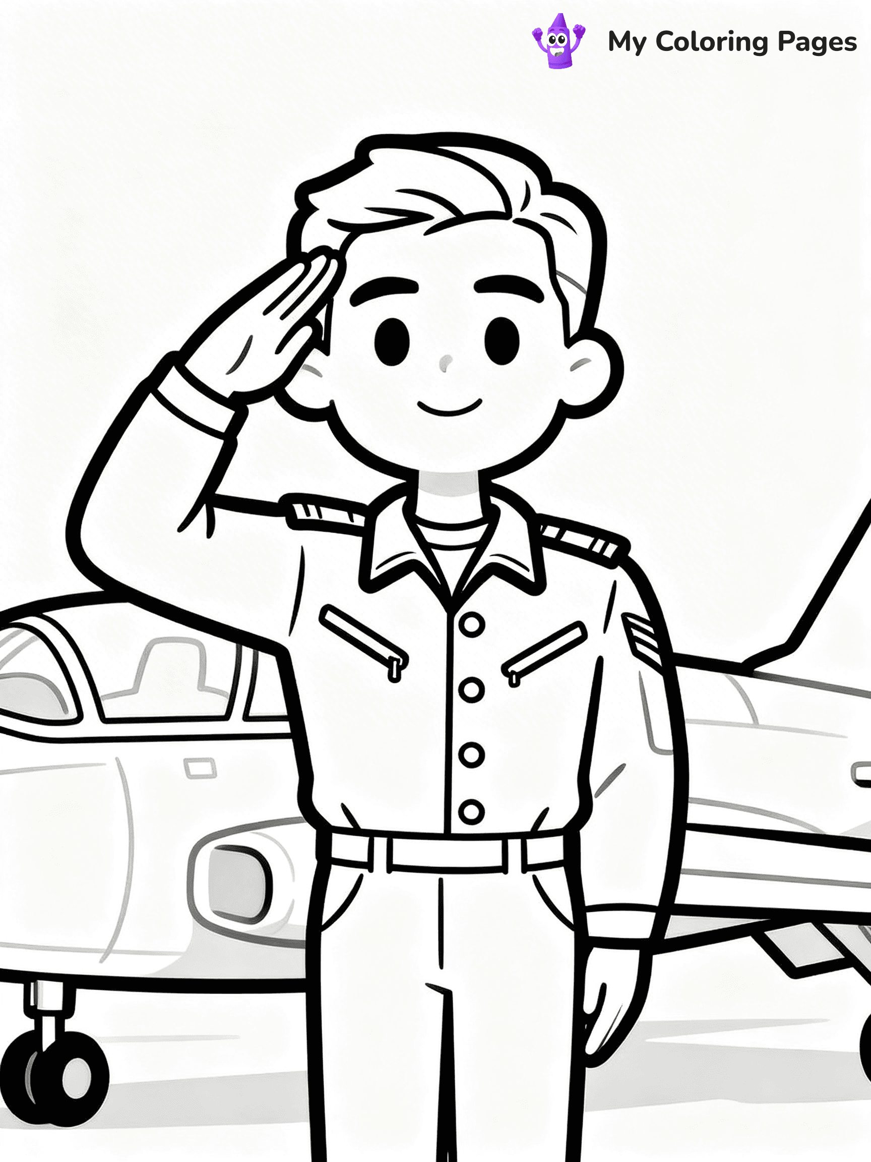 Air Force Coloring Pages - 10