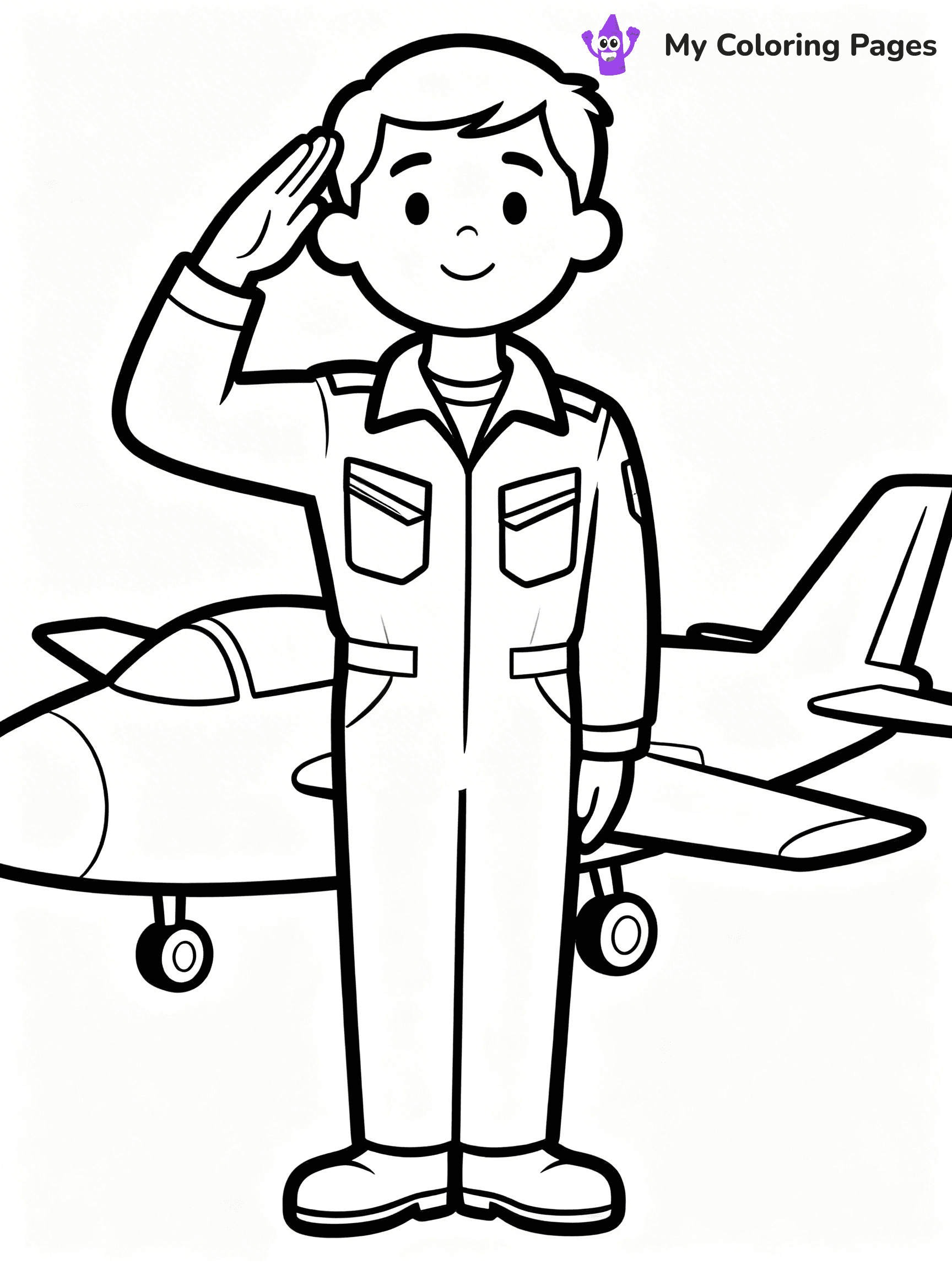 Air Force Coloring Pages - 9