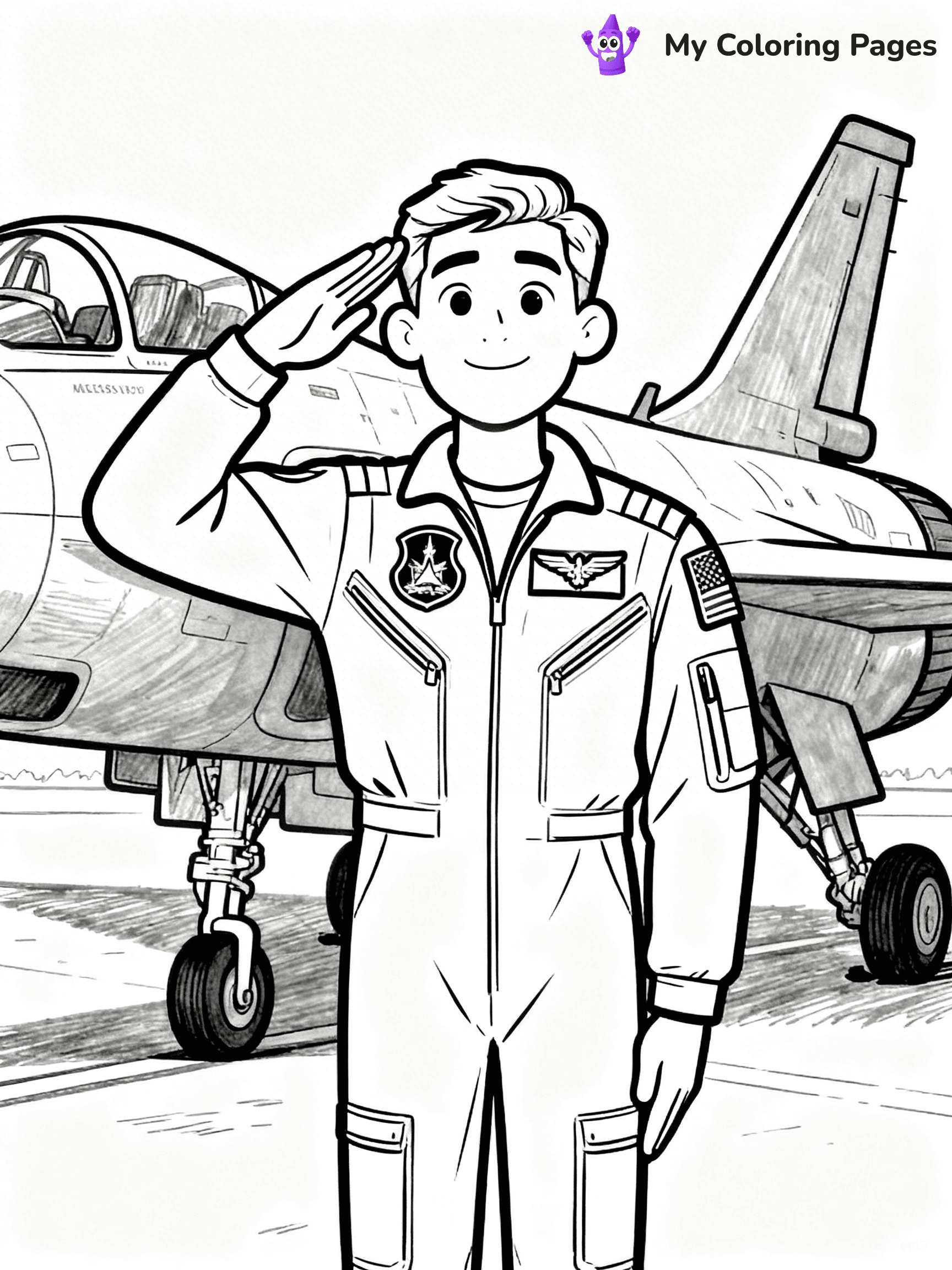 Air Force Coloring Pages - 8