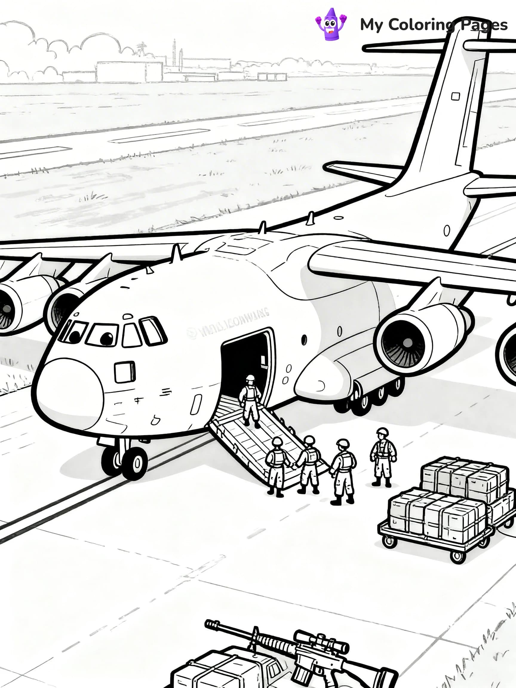 Air Force Coloring Pages - 3