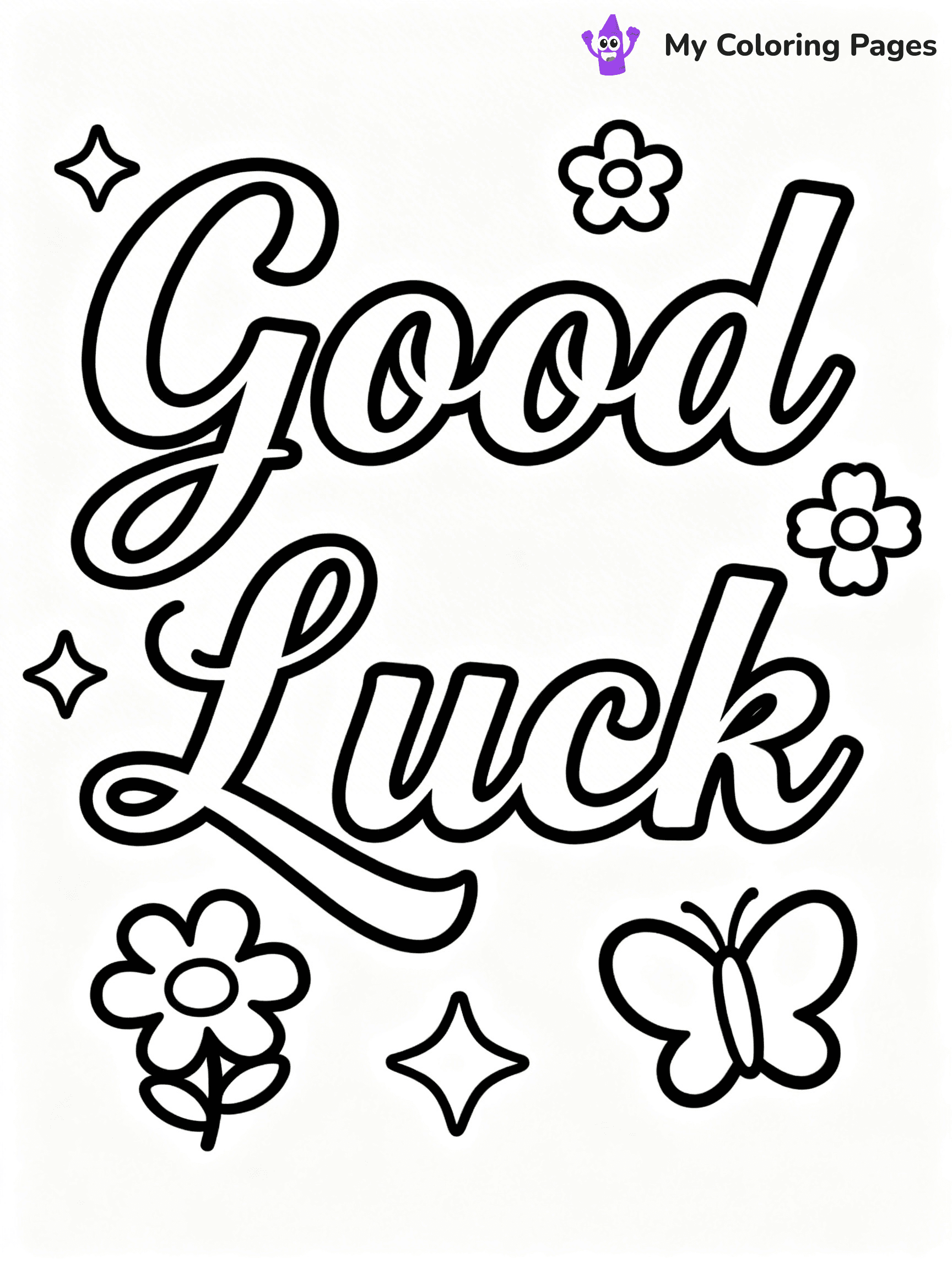 Good Luck Coloring Pages - 21