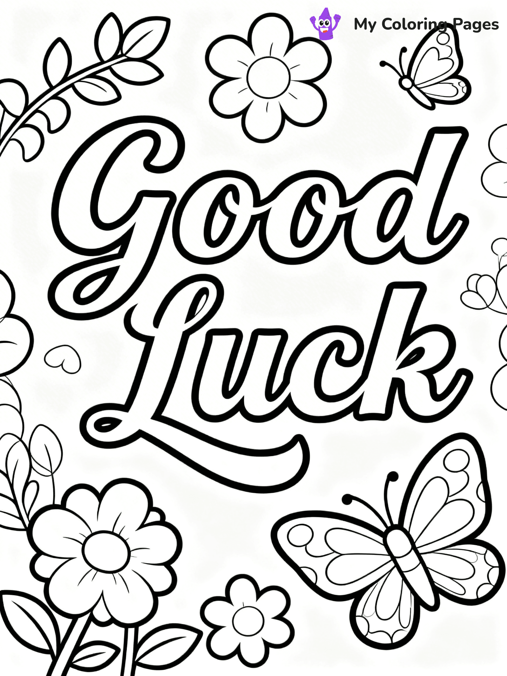 Good Luck Coloring Pages - 20