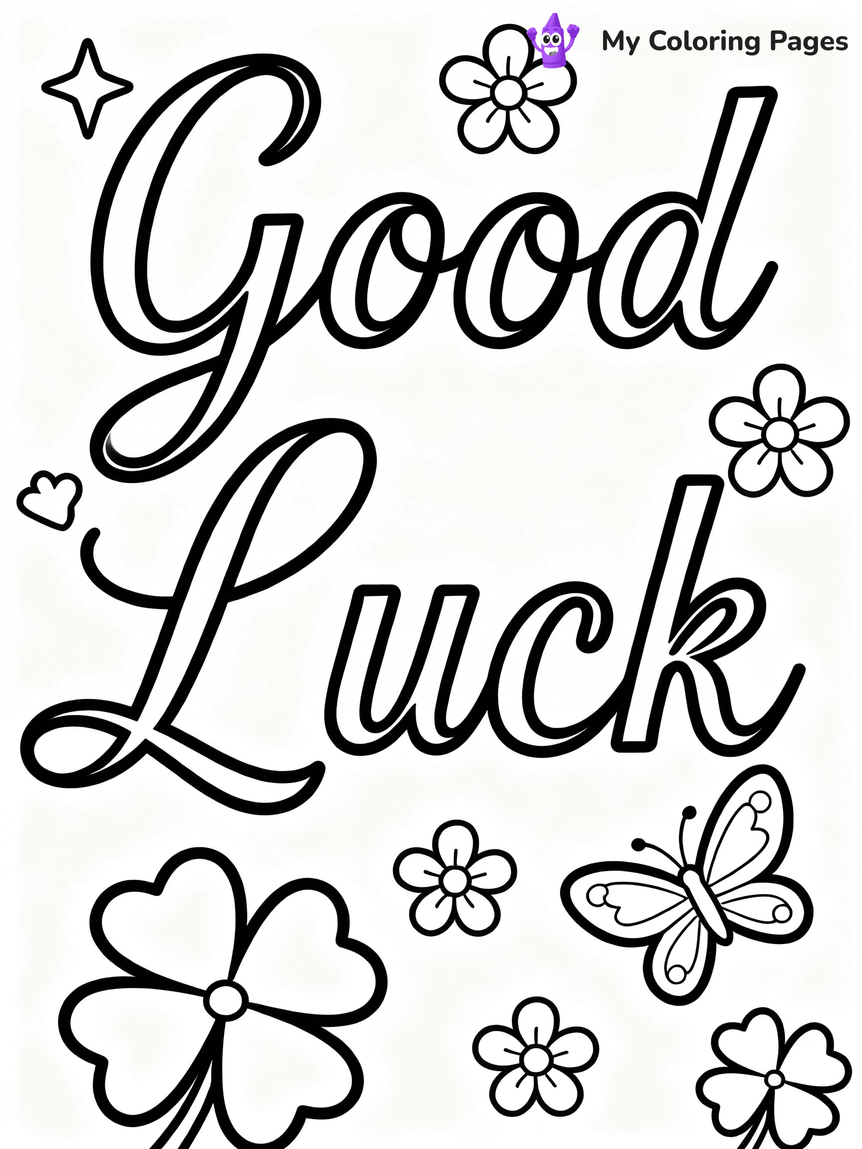 Good Luck Coloring Pages - 19