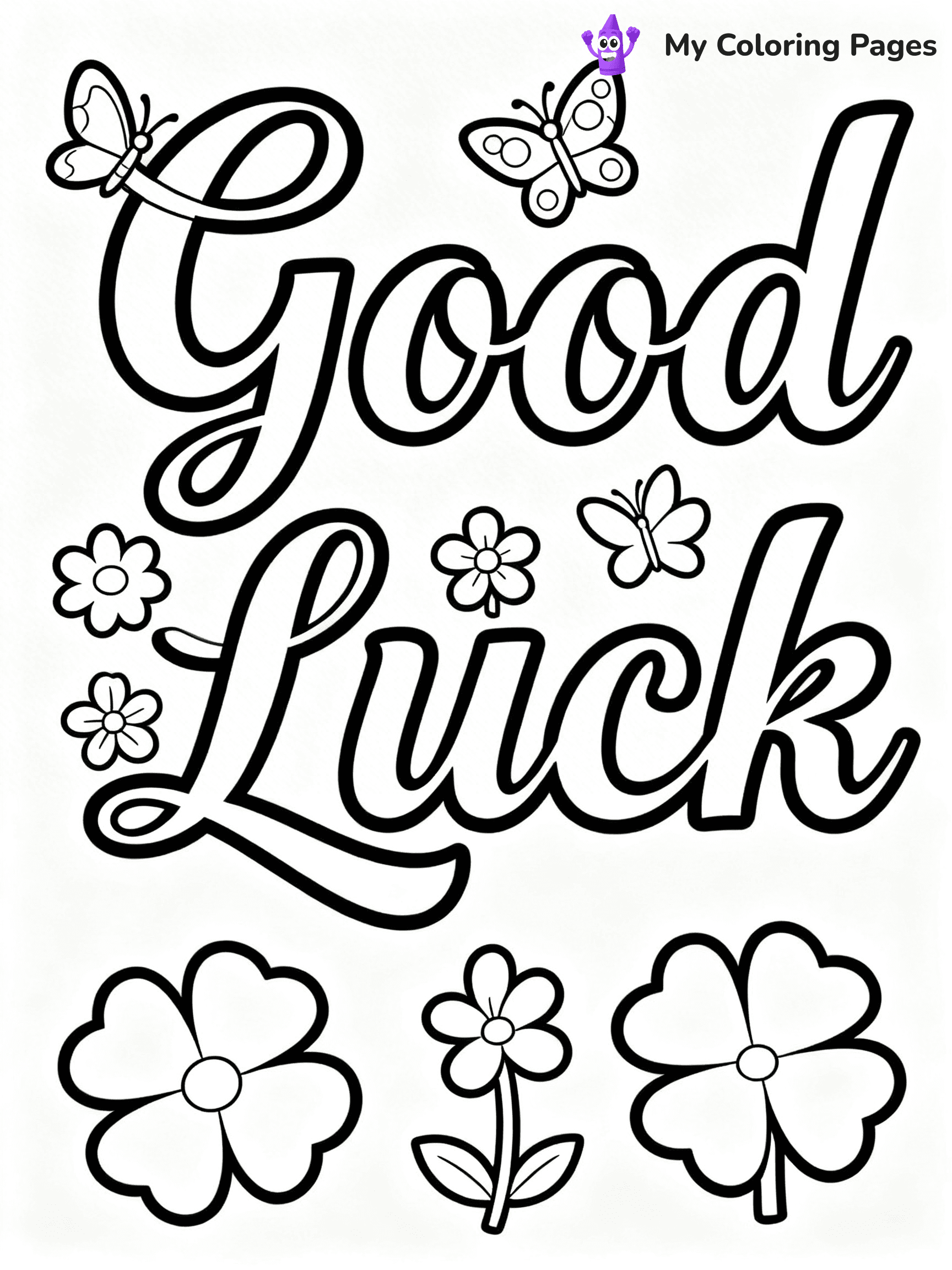 Good Luck Coloring Pages - 18