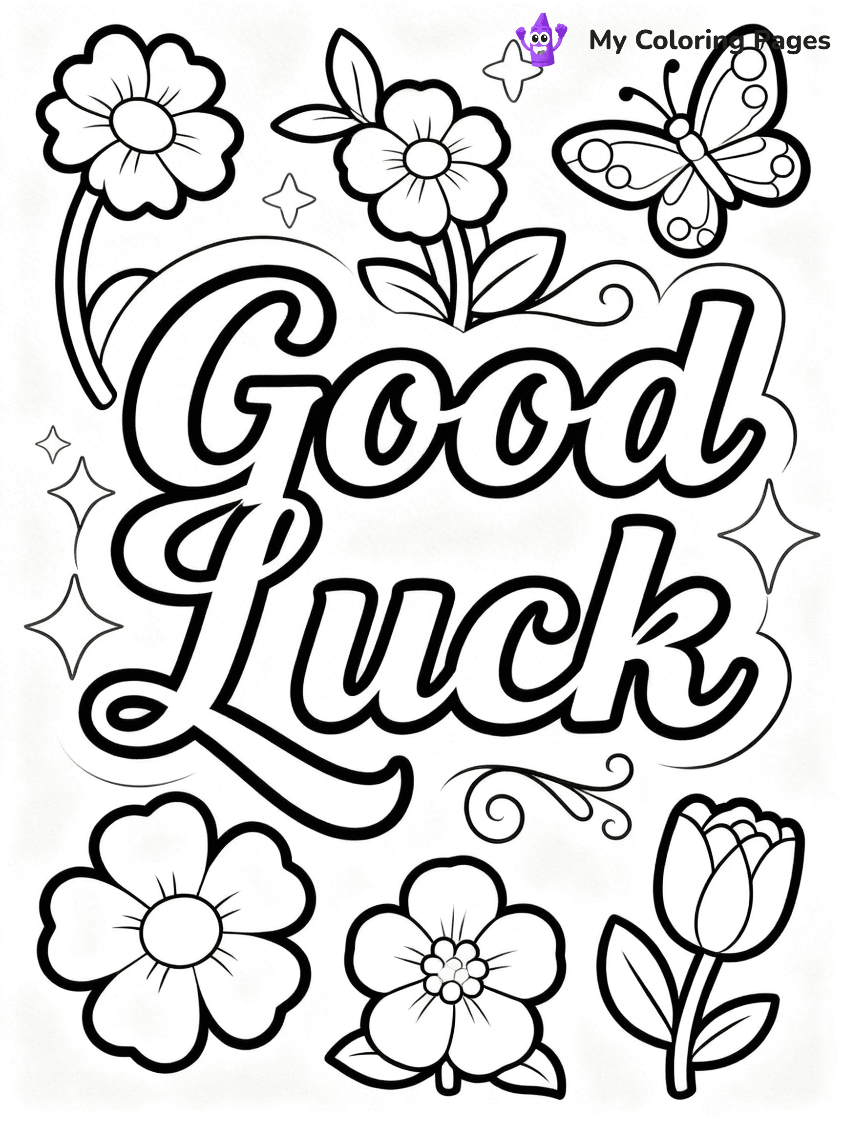 Good Luck Coloring Pages - 16