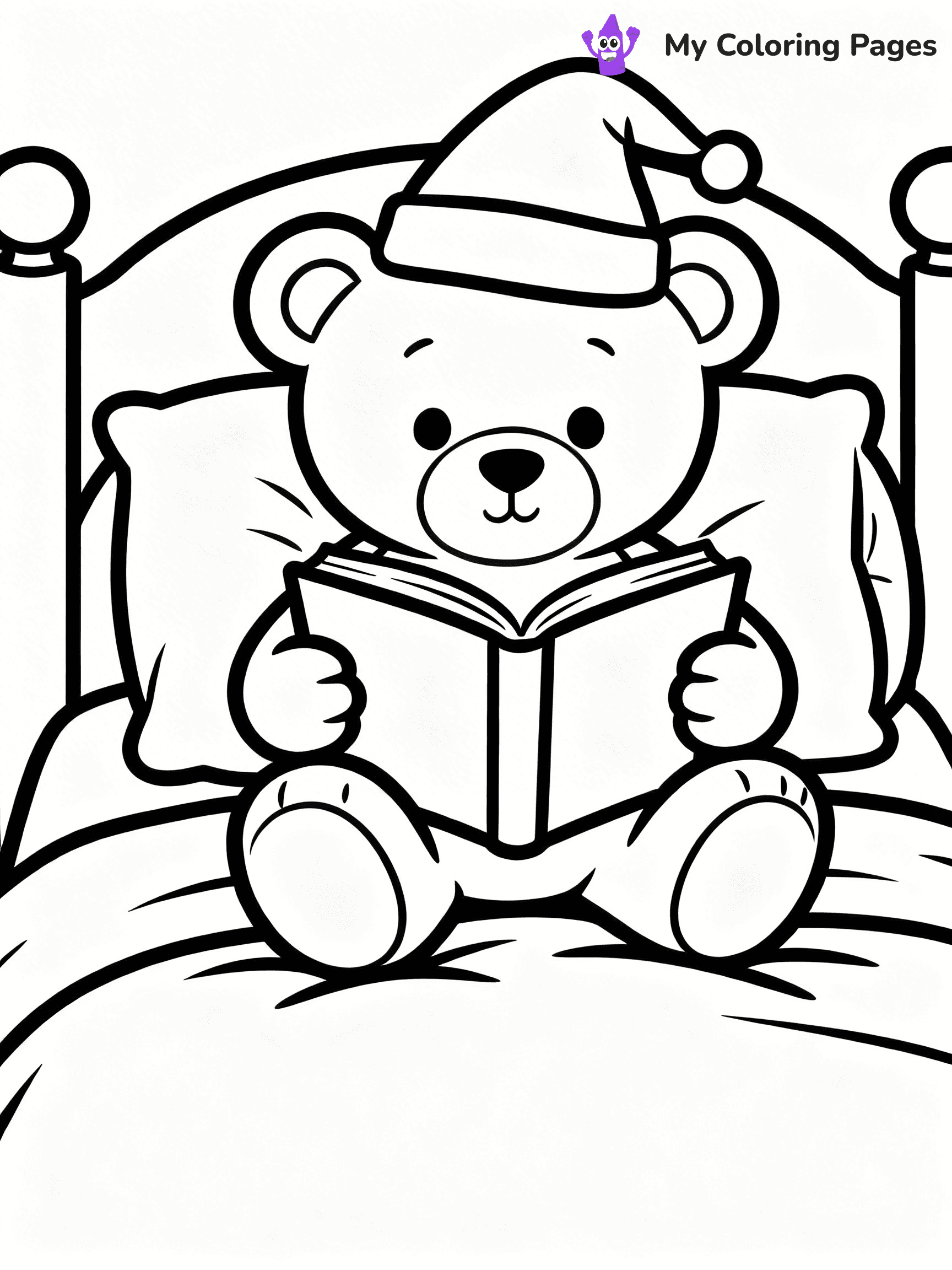 Bed Coloring Pages - 15