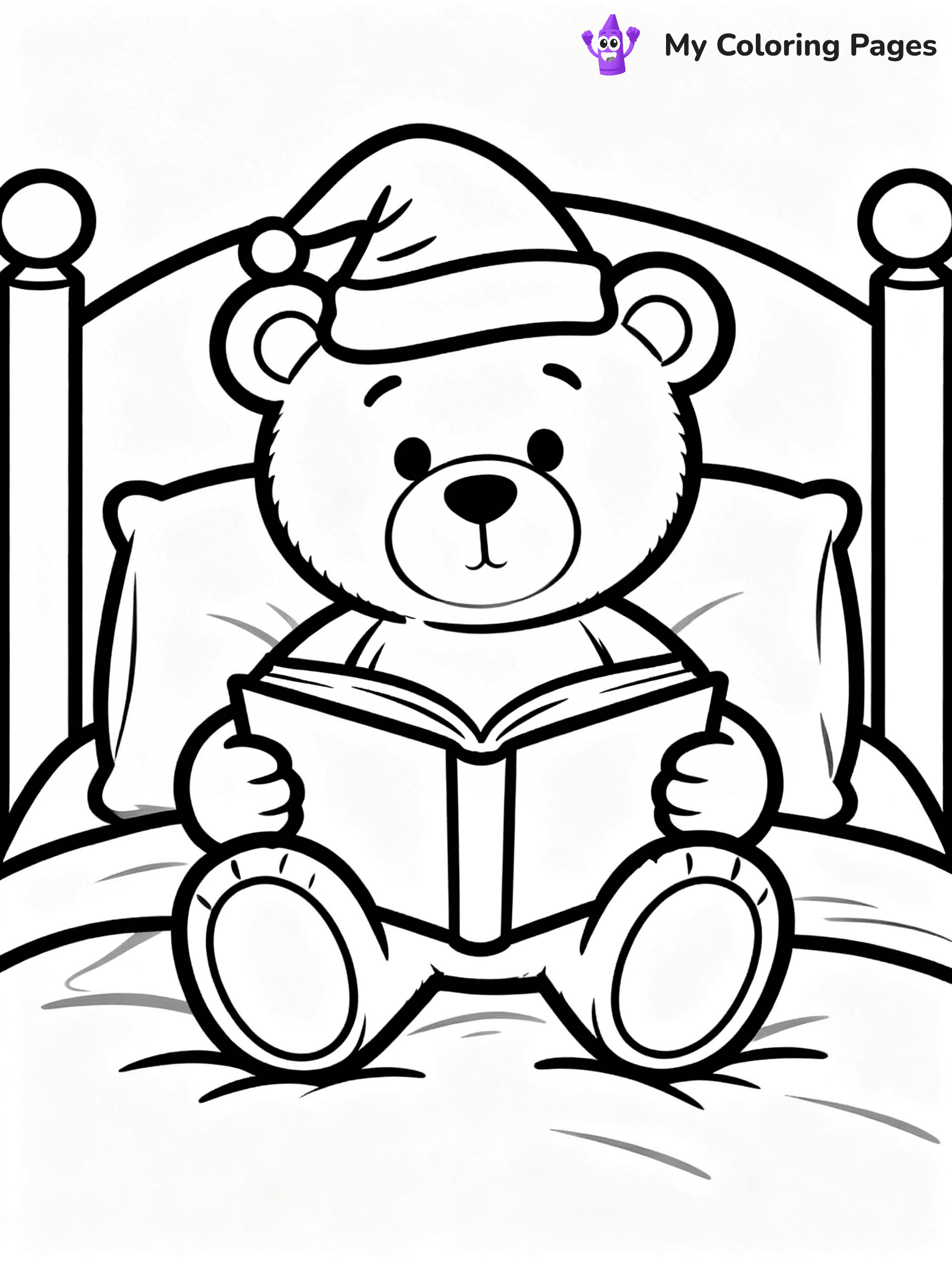 Bed Coloring Pages - 13