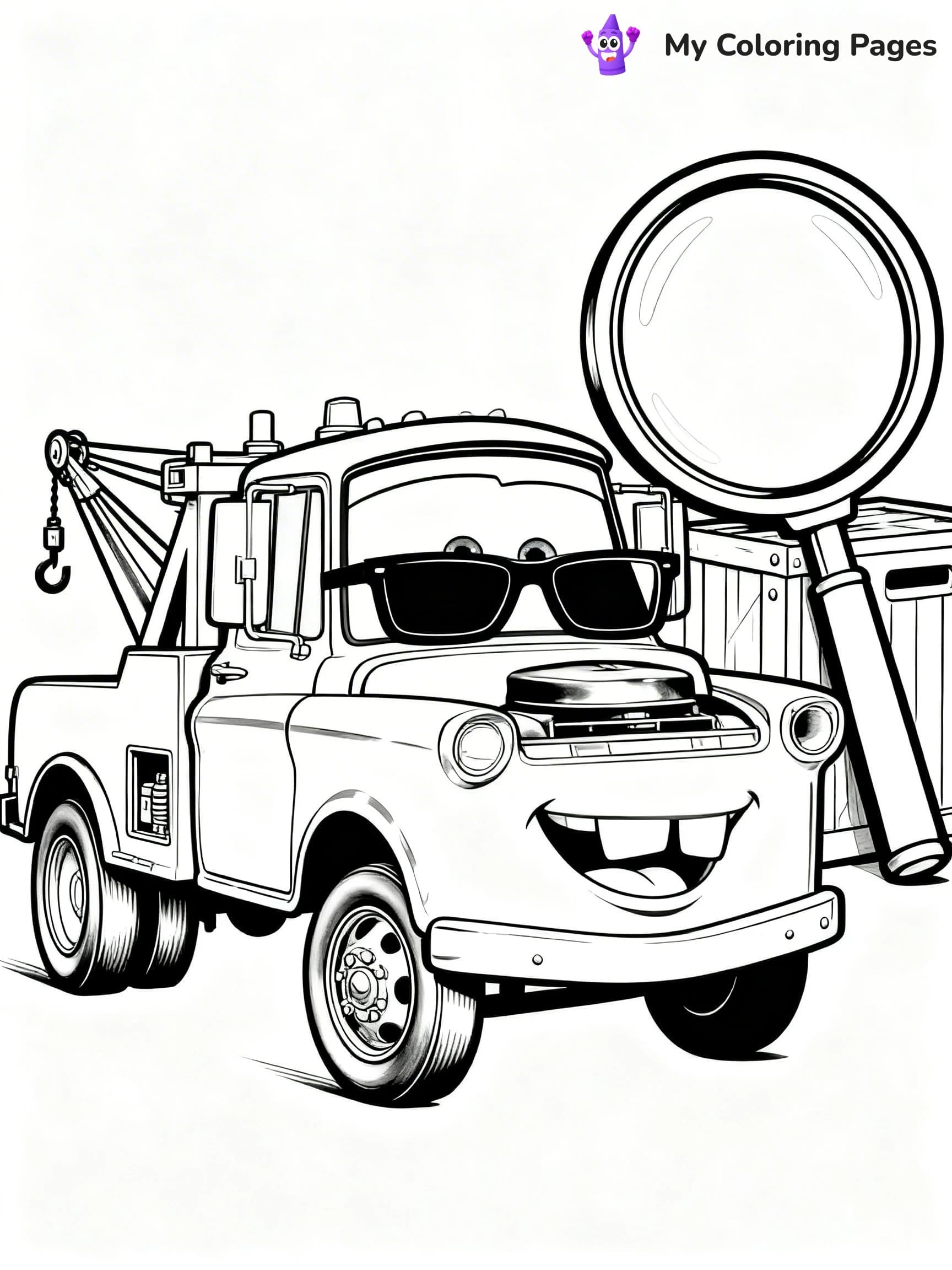 Mater Coloring Pages - 23