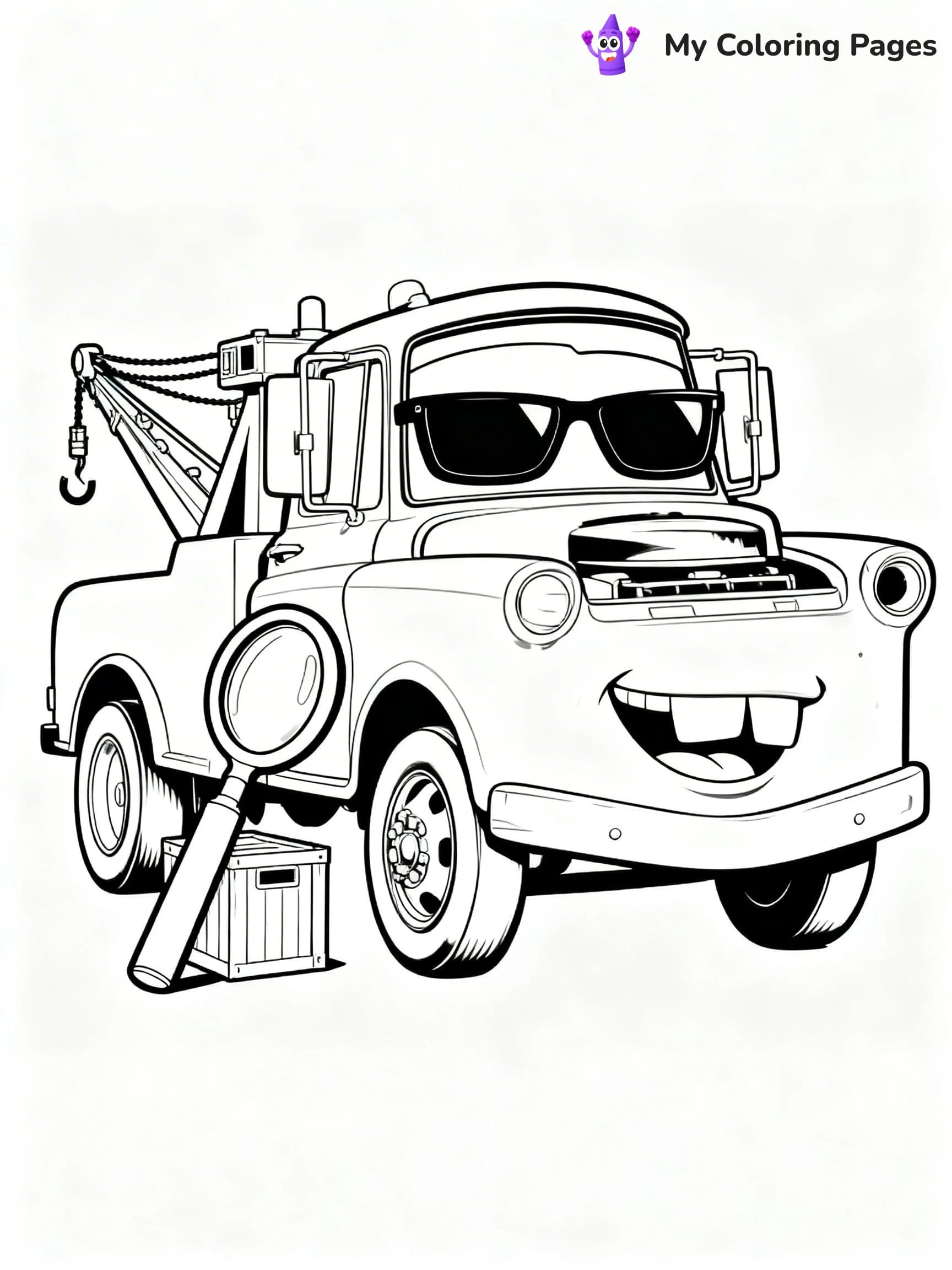 Mater Coloring Pages - 22