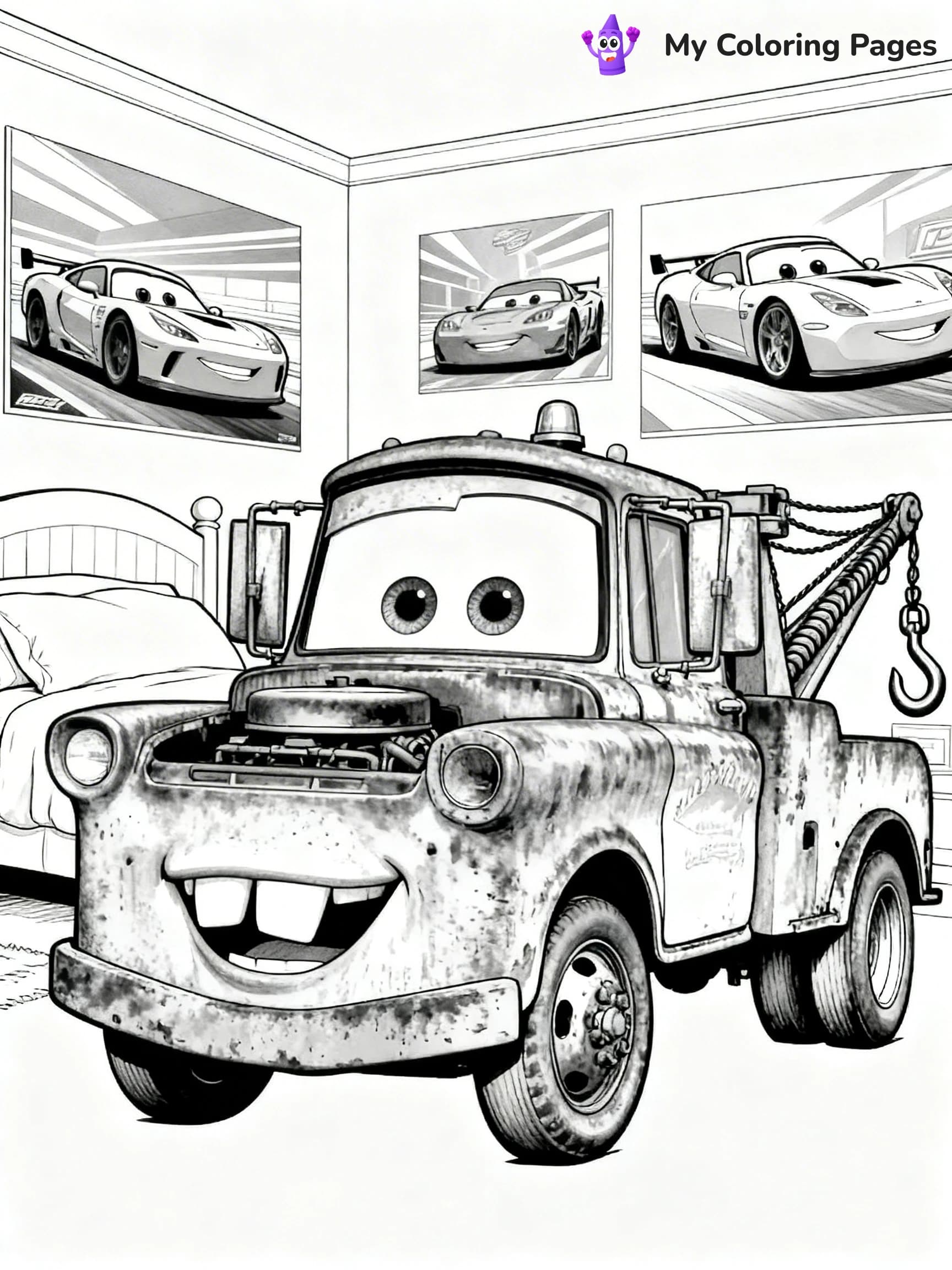 Mater Coloring Pages - 17