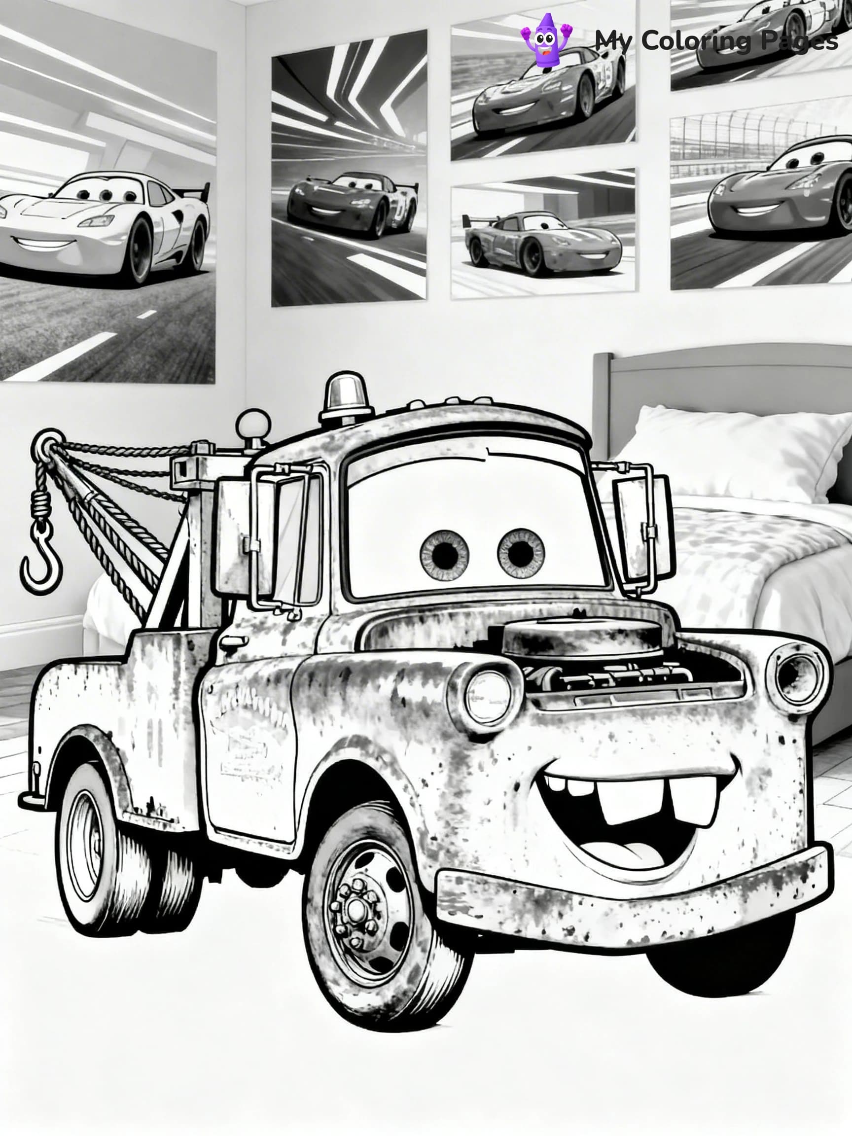 Mater Coloring Pages - 15
