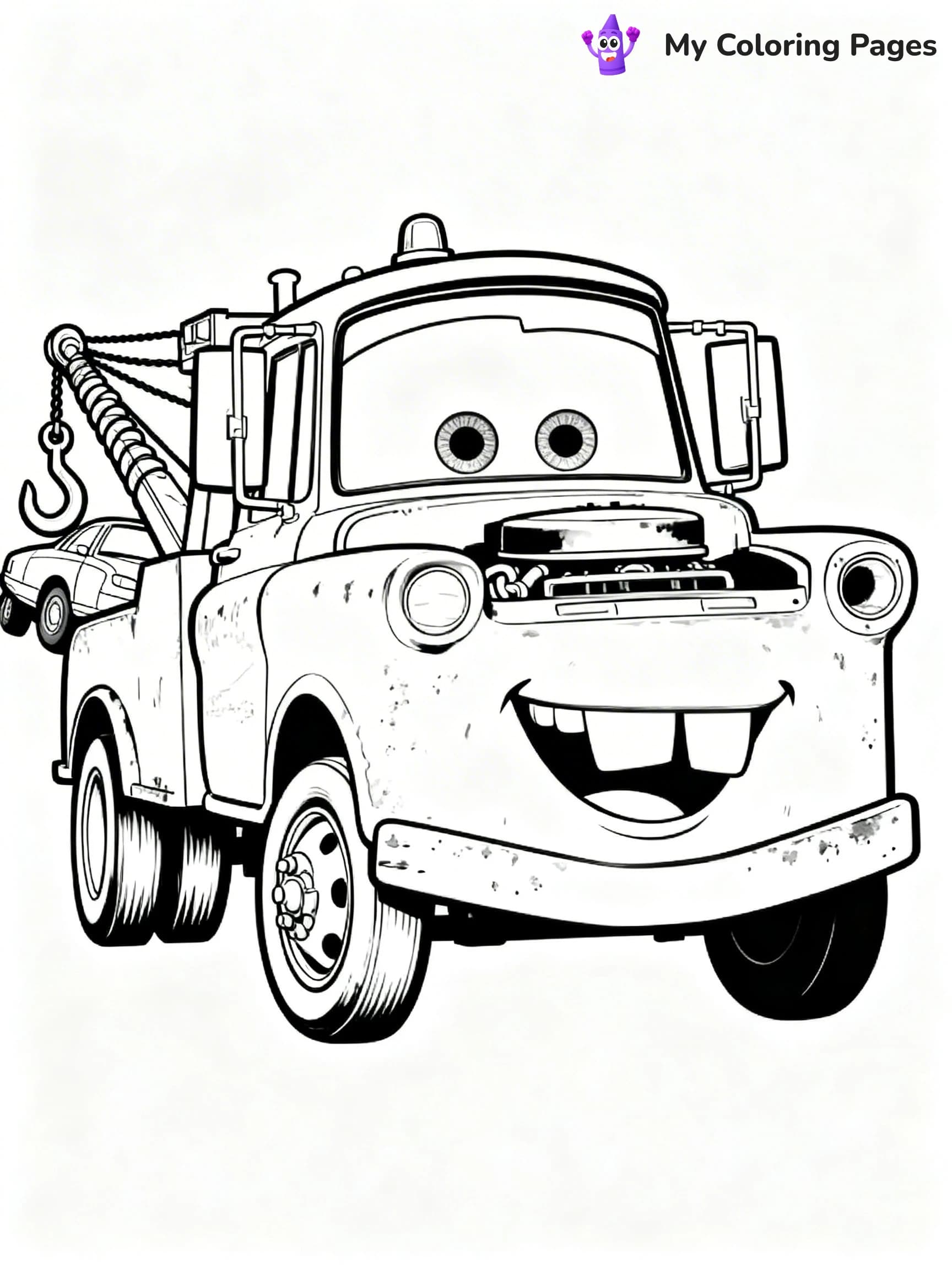 Mater Coloring Pages - 11