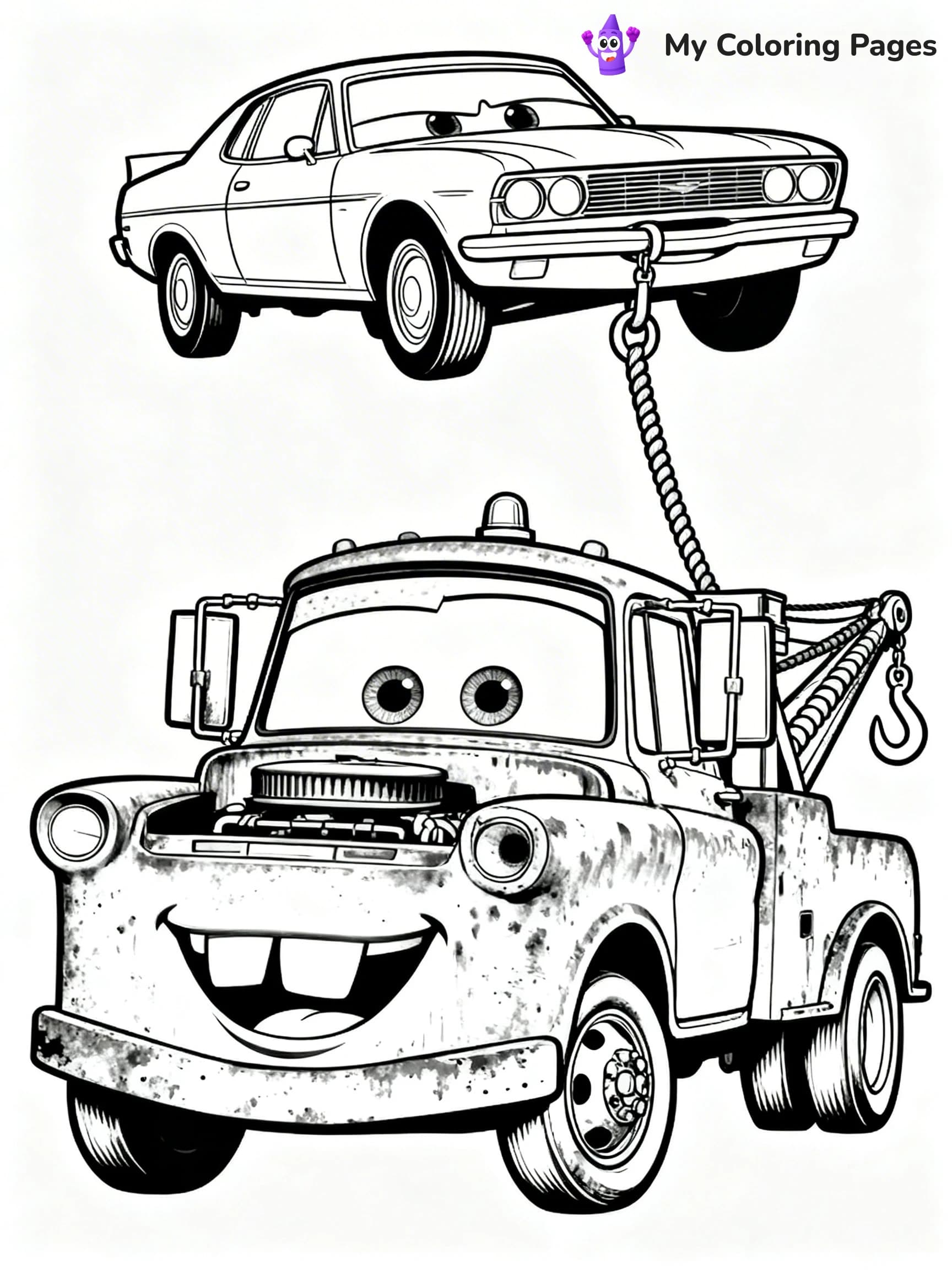 Mater Coloring Pages - 10