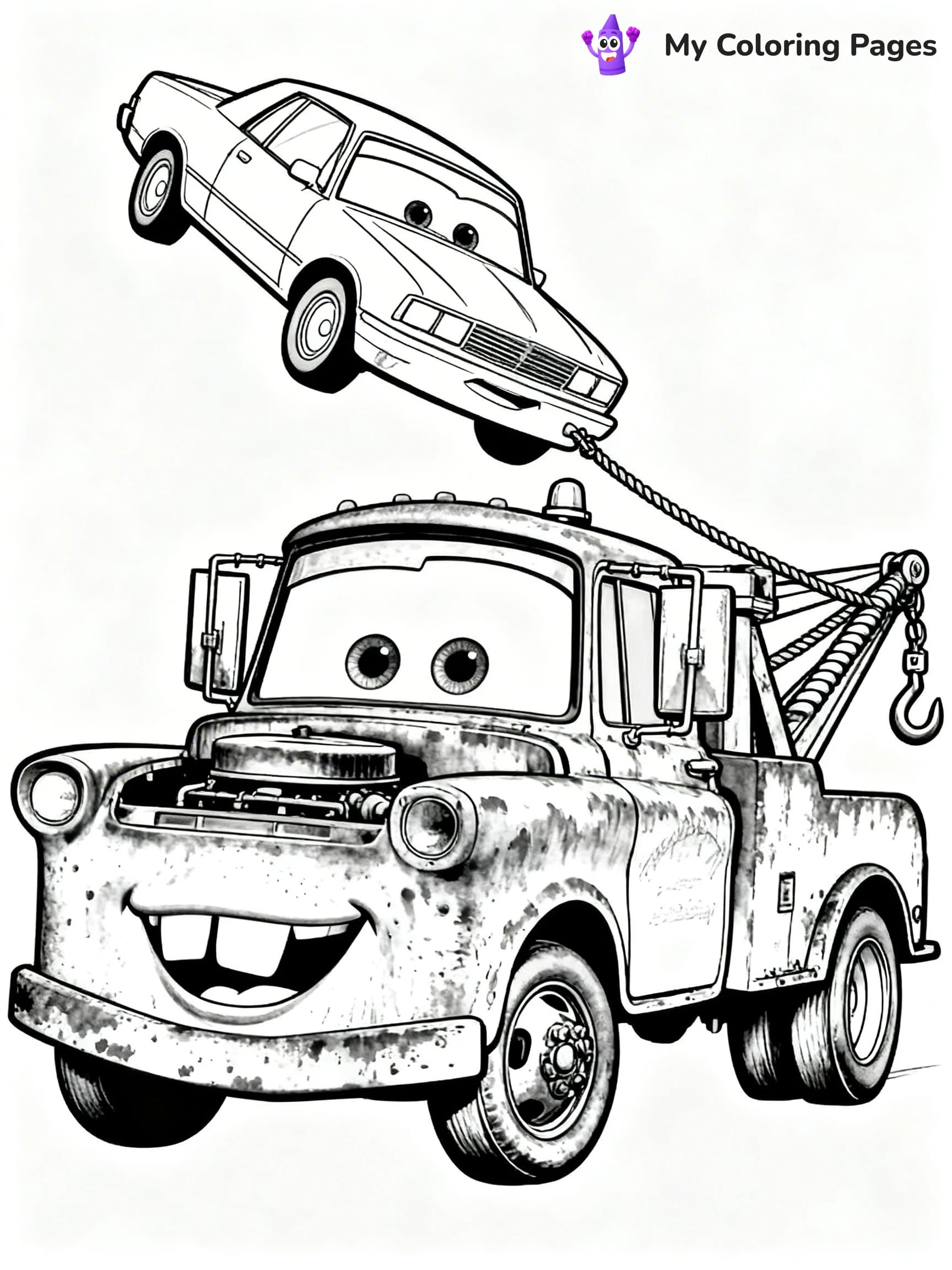 Mater Coloring Pages - 8
