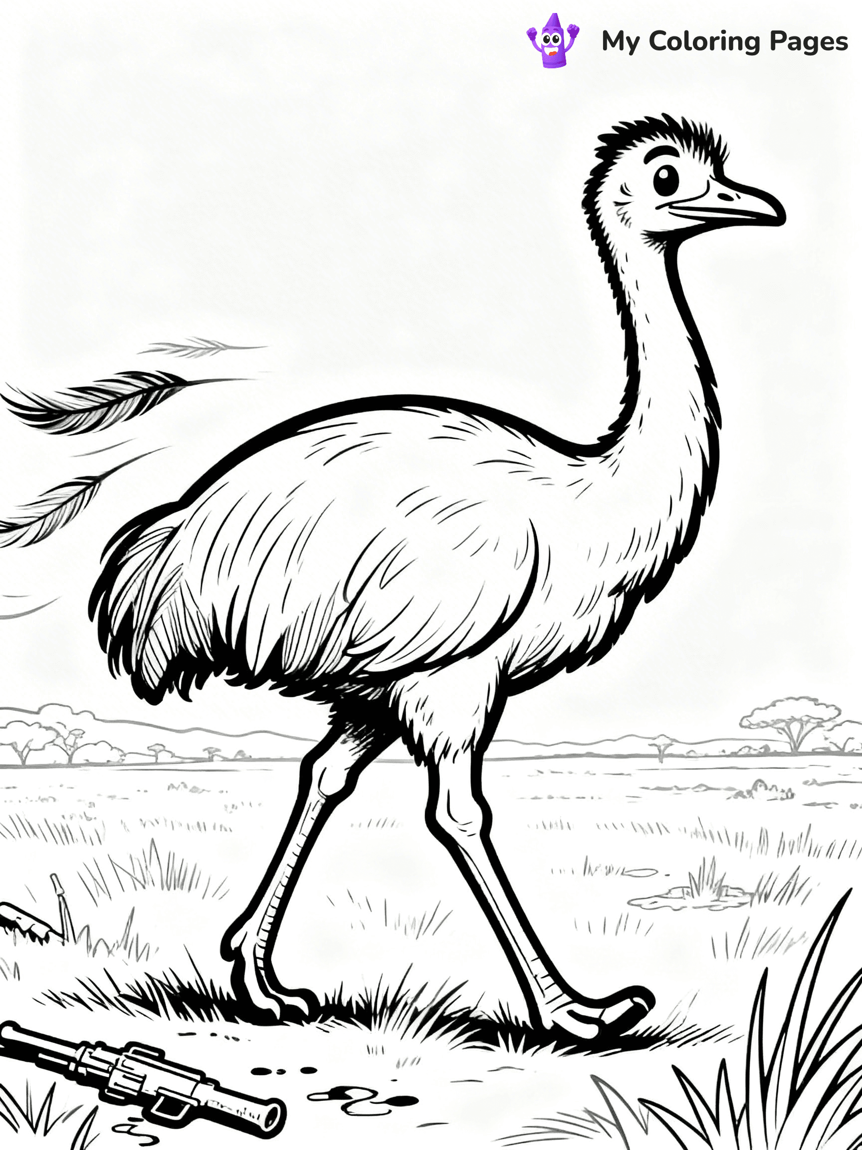 Australian Animals Coloring Pages - 31