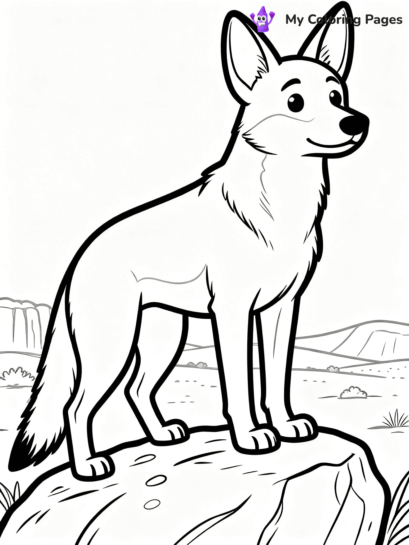 Australian Animals Coloring Pages - 9