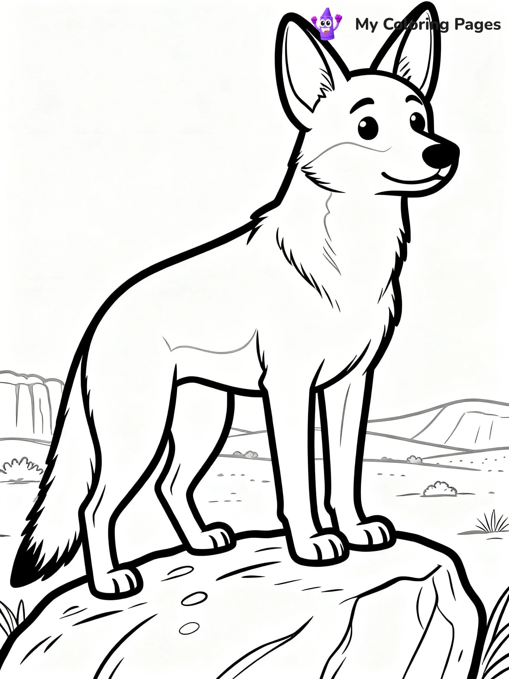 Australian Animals Coloring Pages - 9