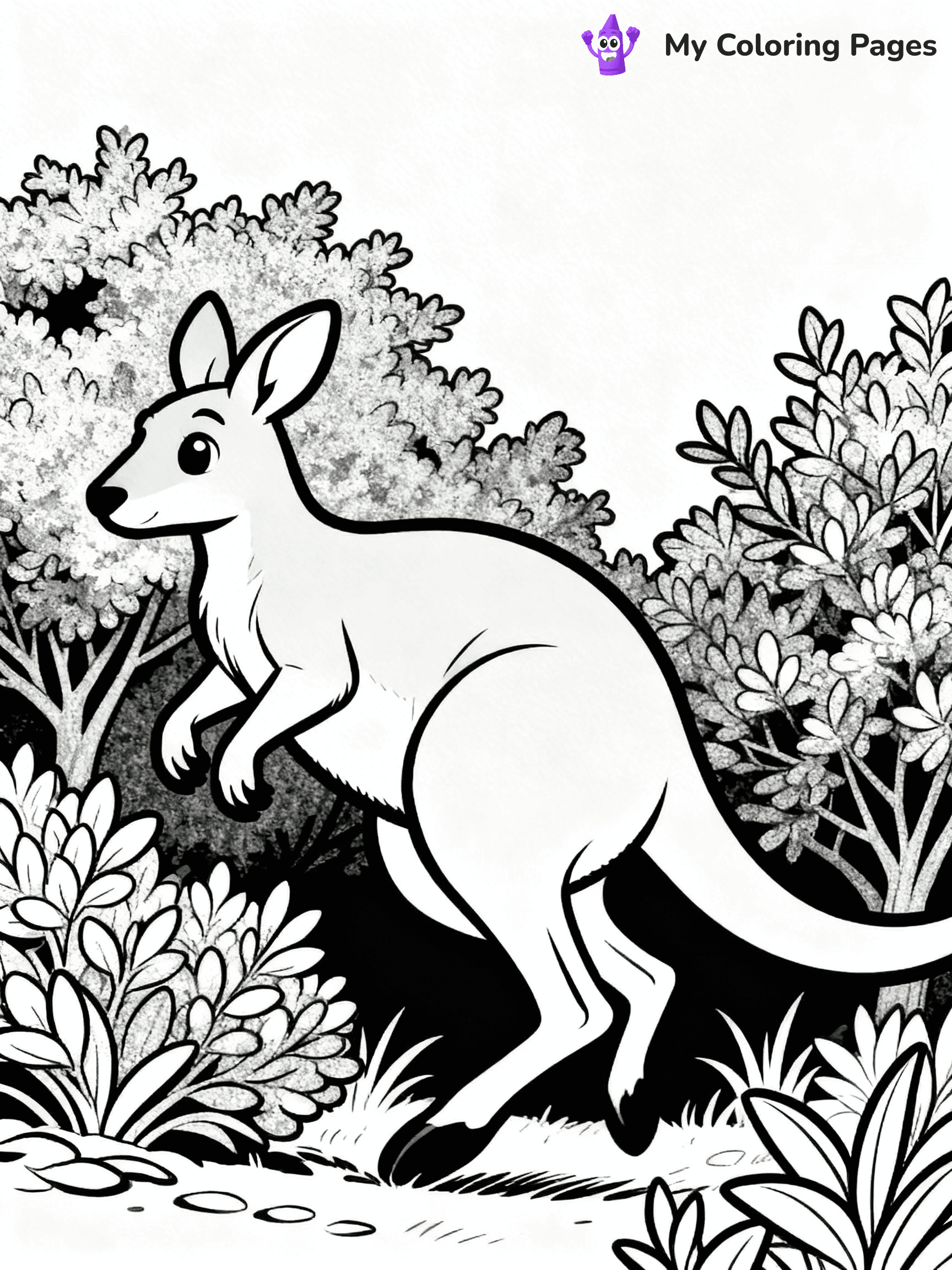 Australian Animals Coloring Pages - 1