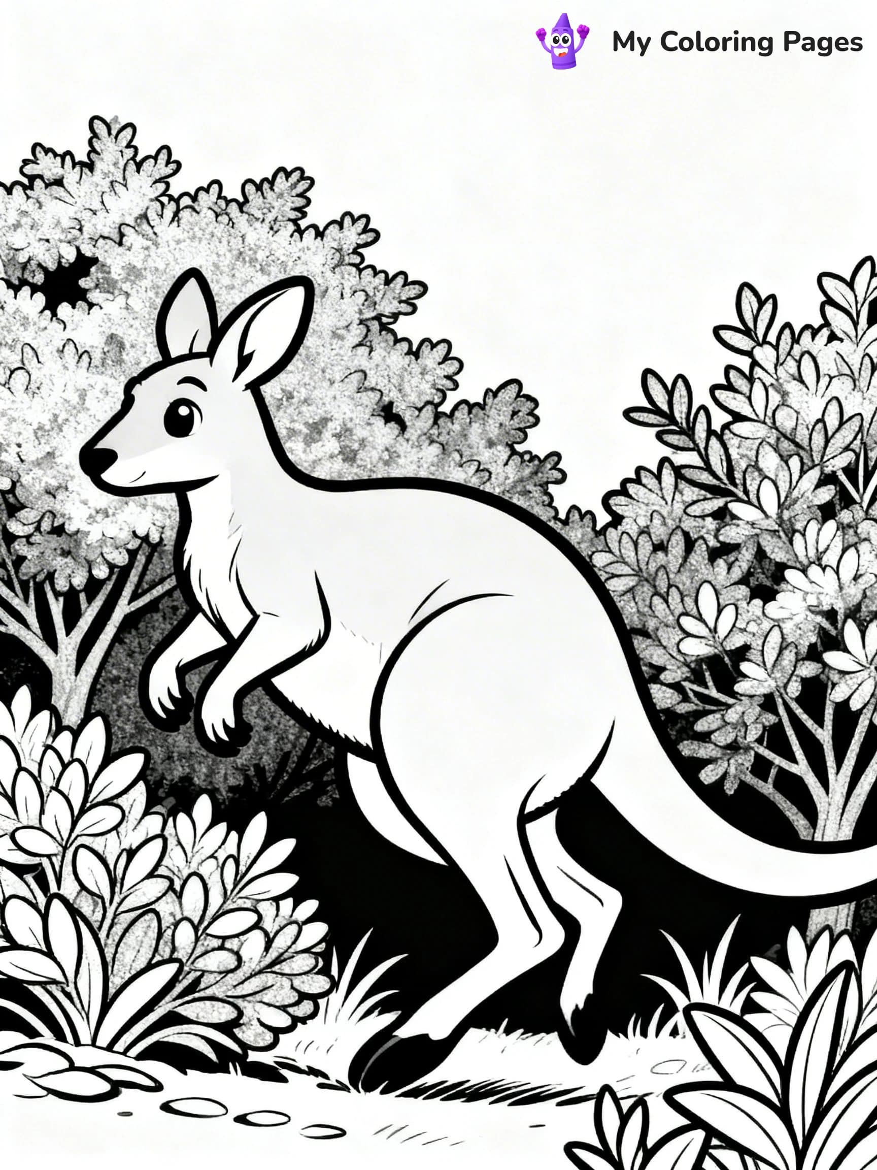 Australian Animals Coloring Pages - 1