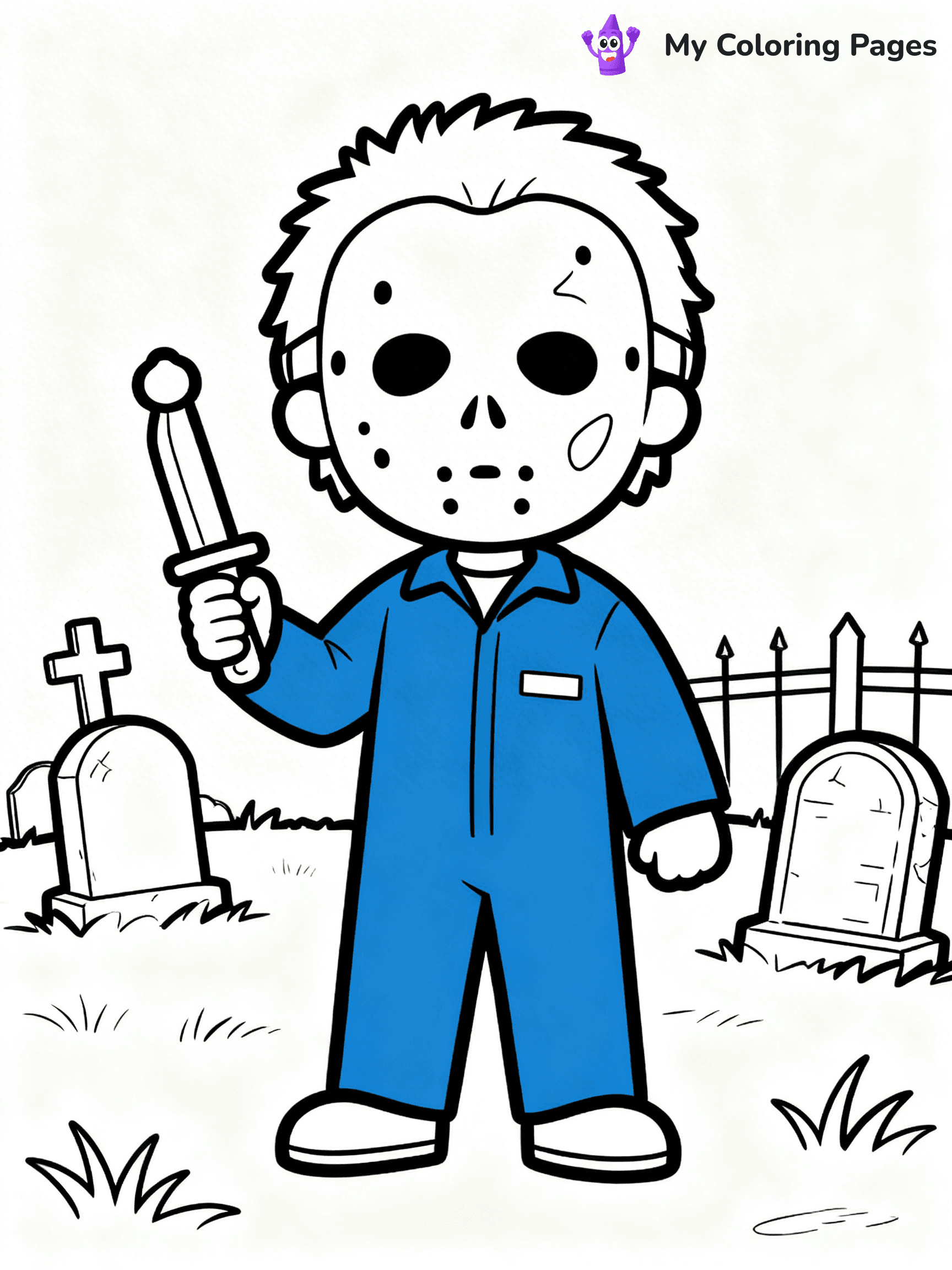 Michael Myers Coloring Pages - 21