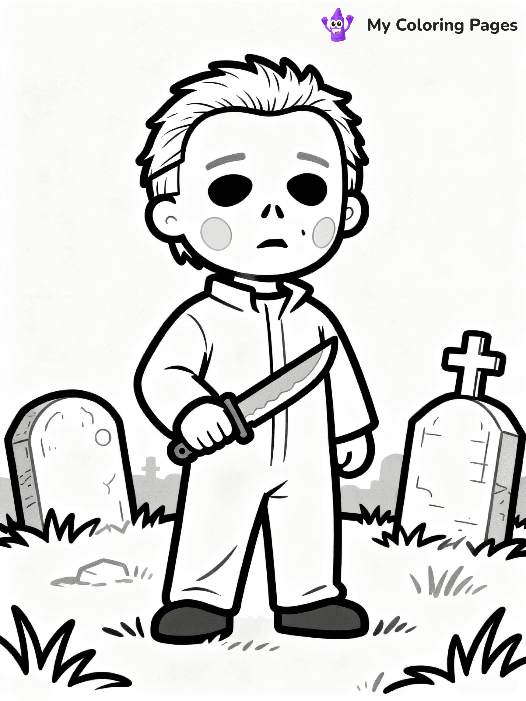 Michael Myers Coloring Pages - 20