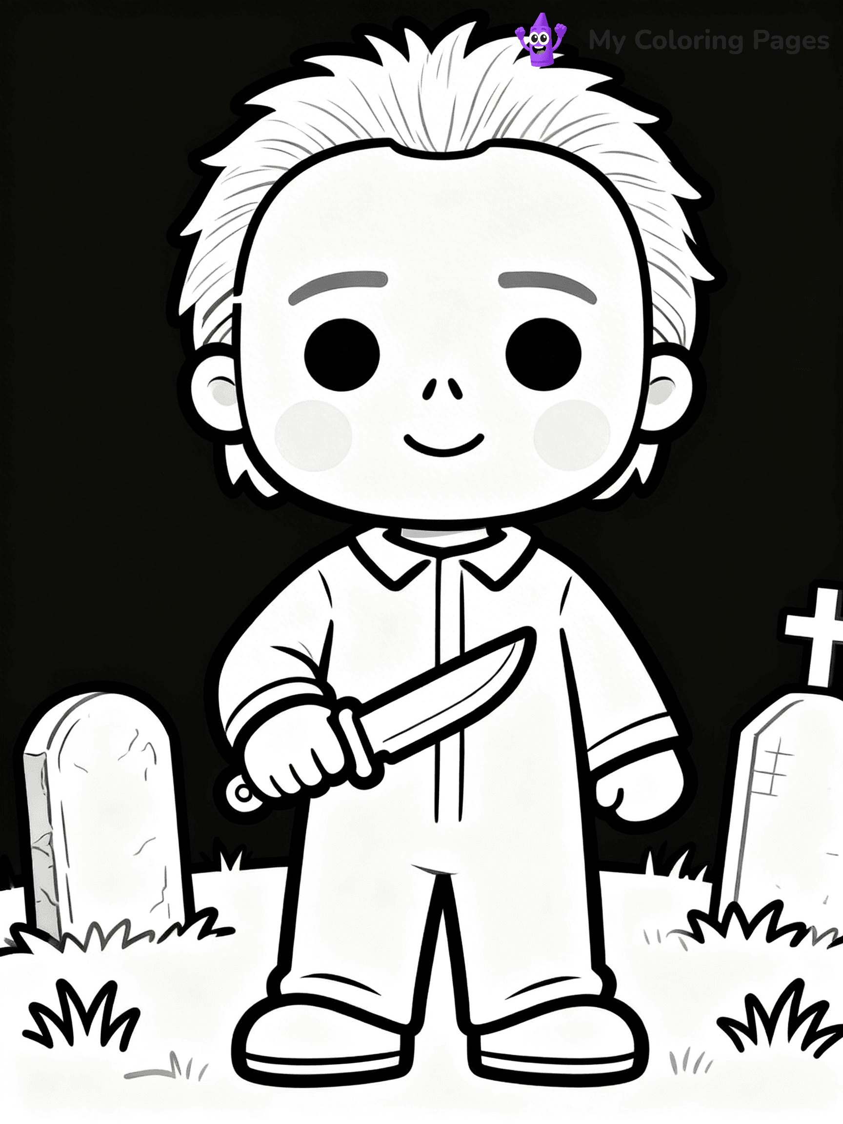 Michael Myers Coloring Pages - 17