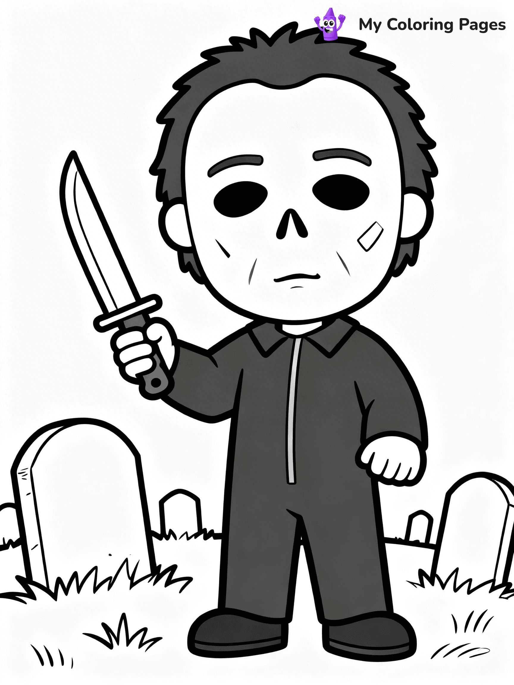 Michael Myers Coloring Pages - 16