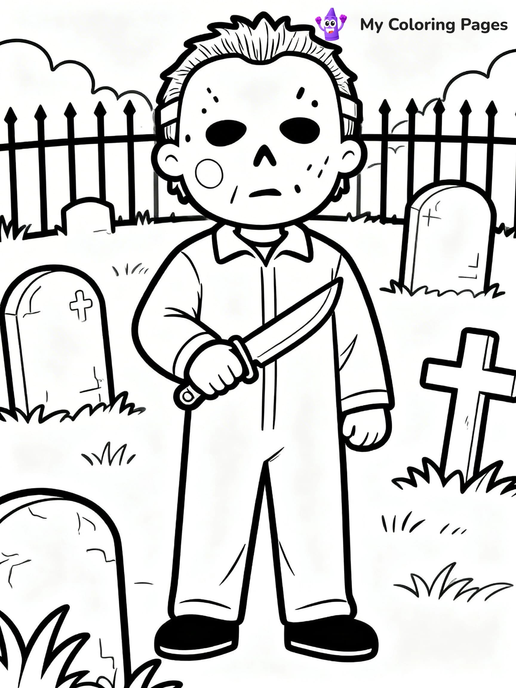 Michael Myers Coloring Pages - 15