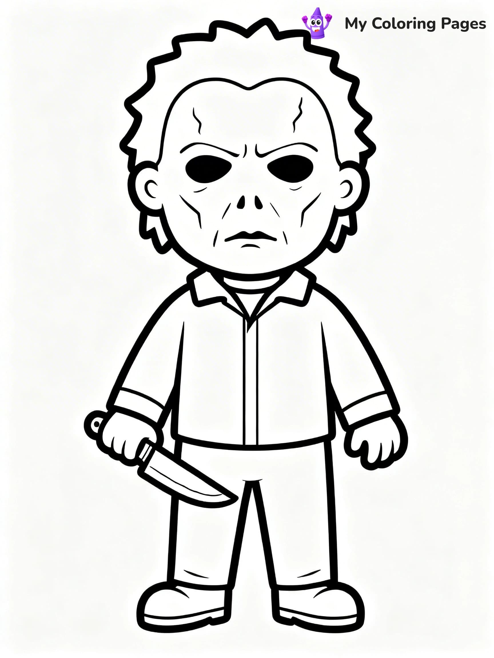 Michael Myers Coloring Pages - 12