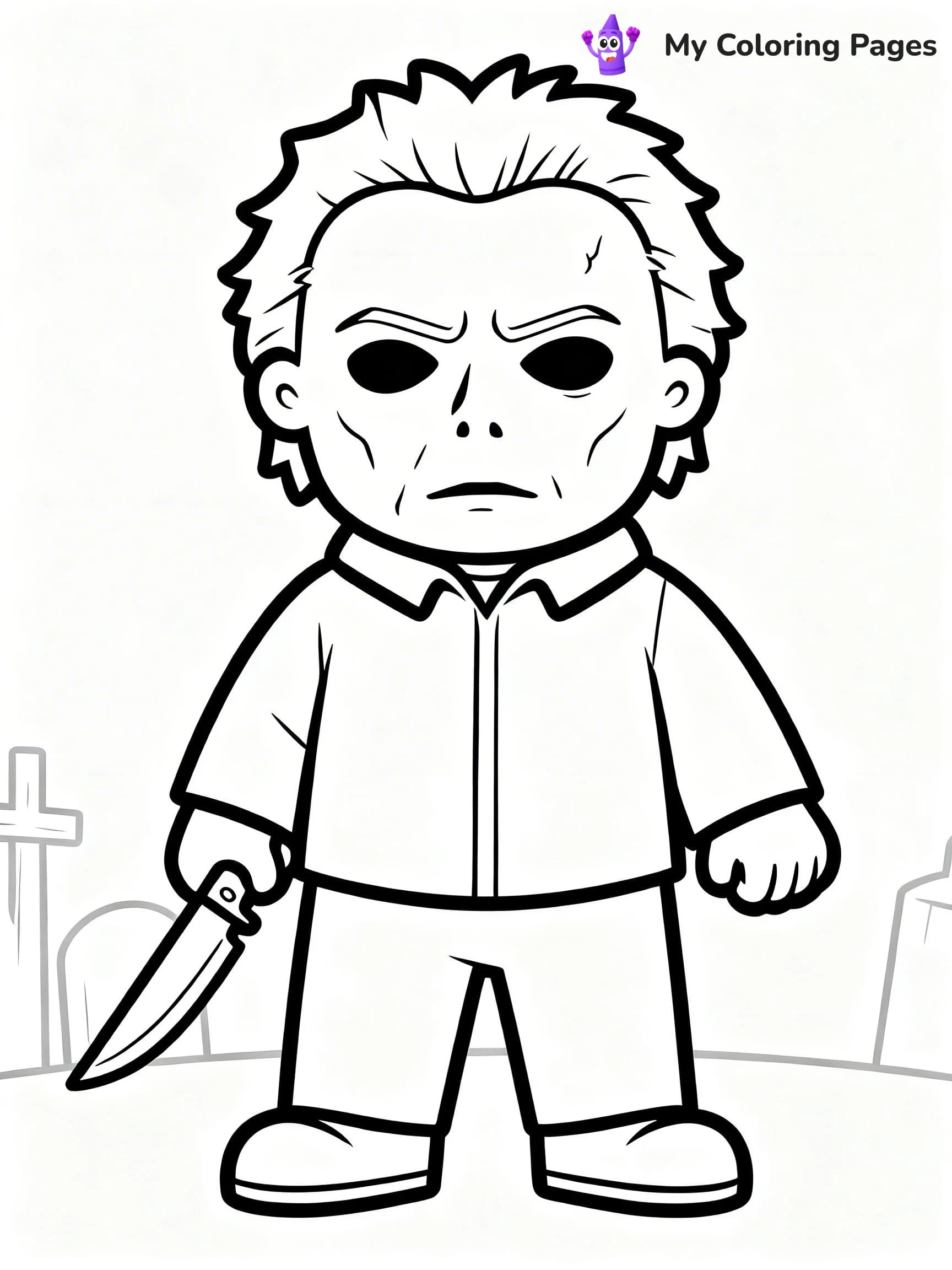 Michael Myers Coloring Pages - 9