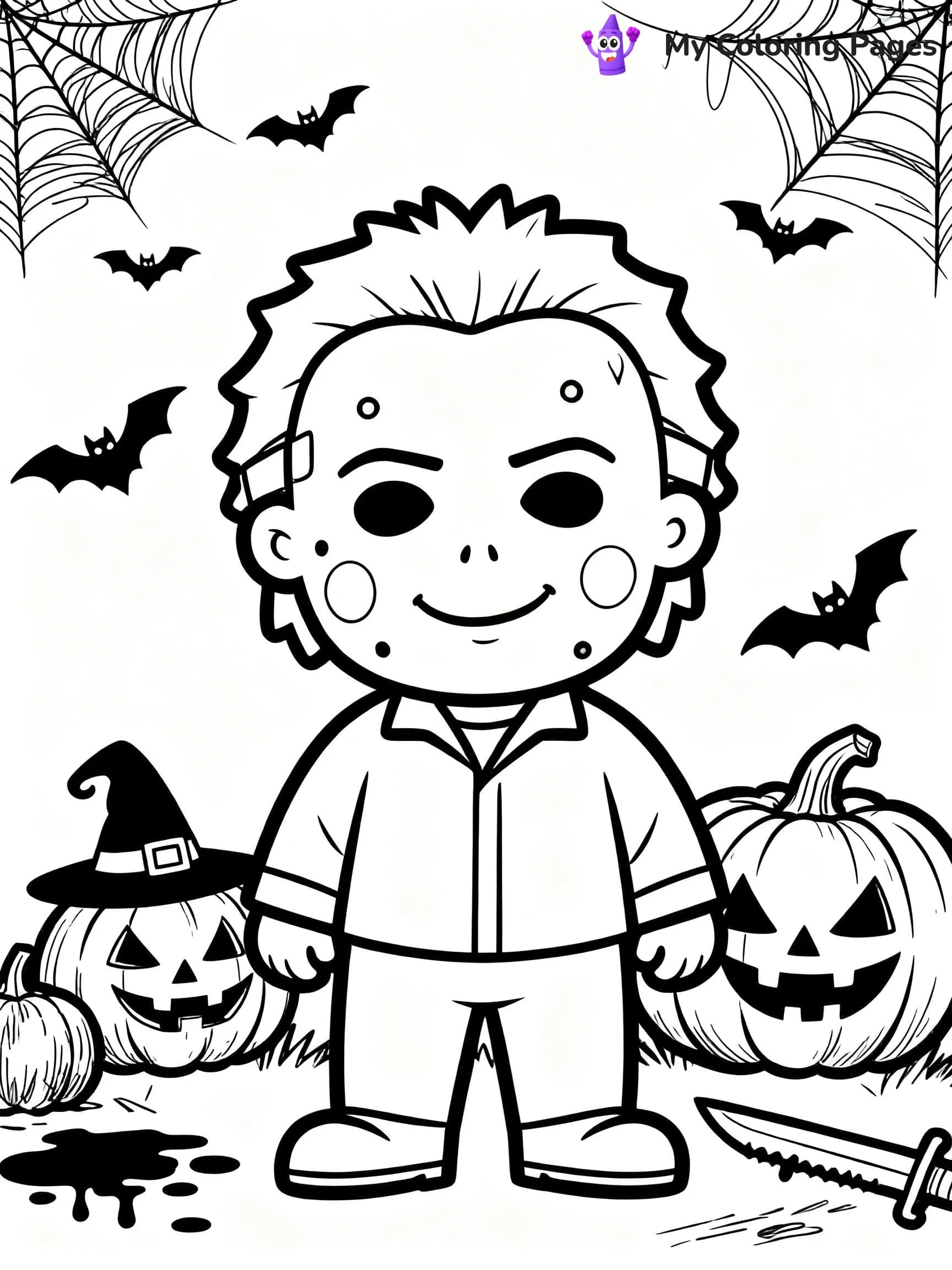 Michael Myers Coloring Pages - 3