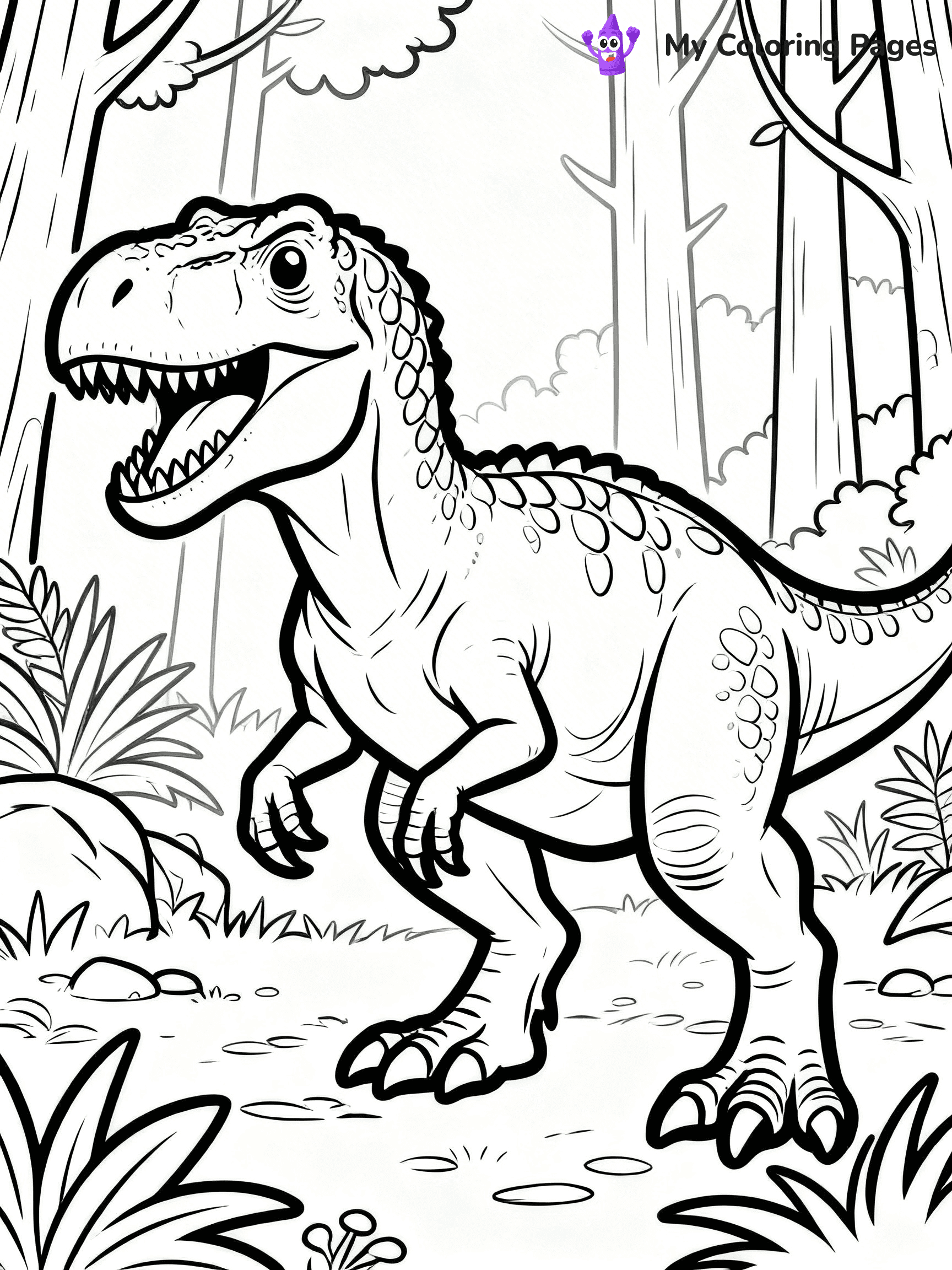 Allosaurus Coloring Pages - 29