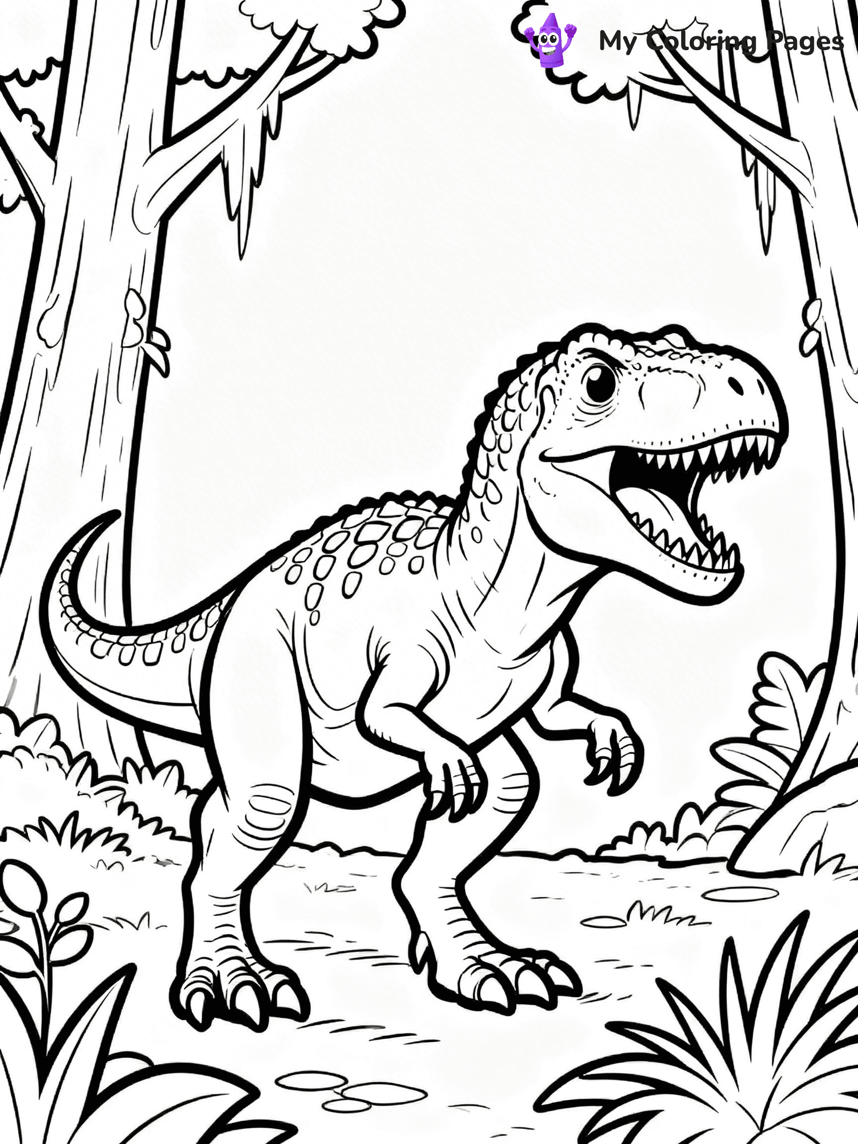 Allosaurus Coloring Pages - 26