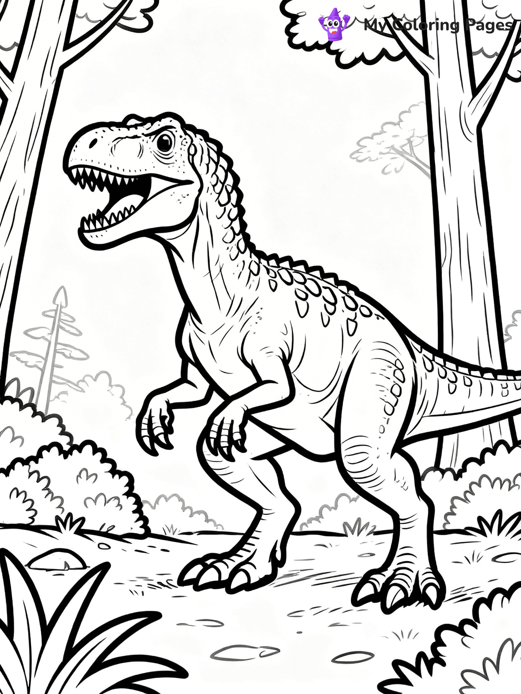 Allosaurus Coloring Pages - 25