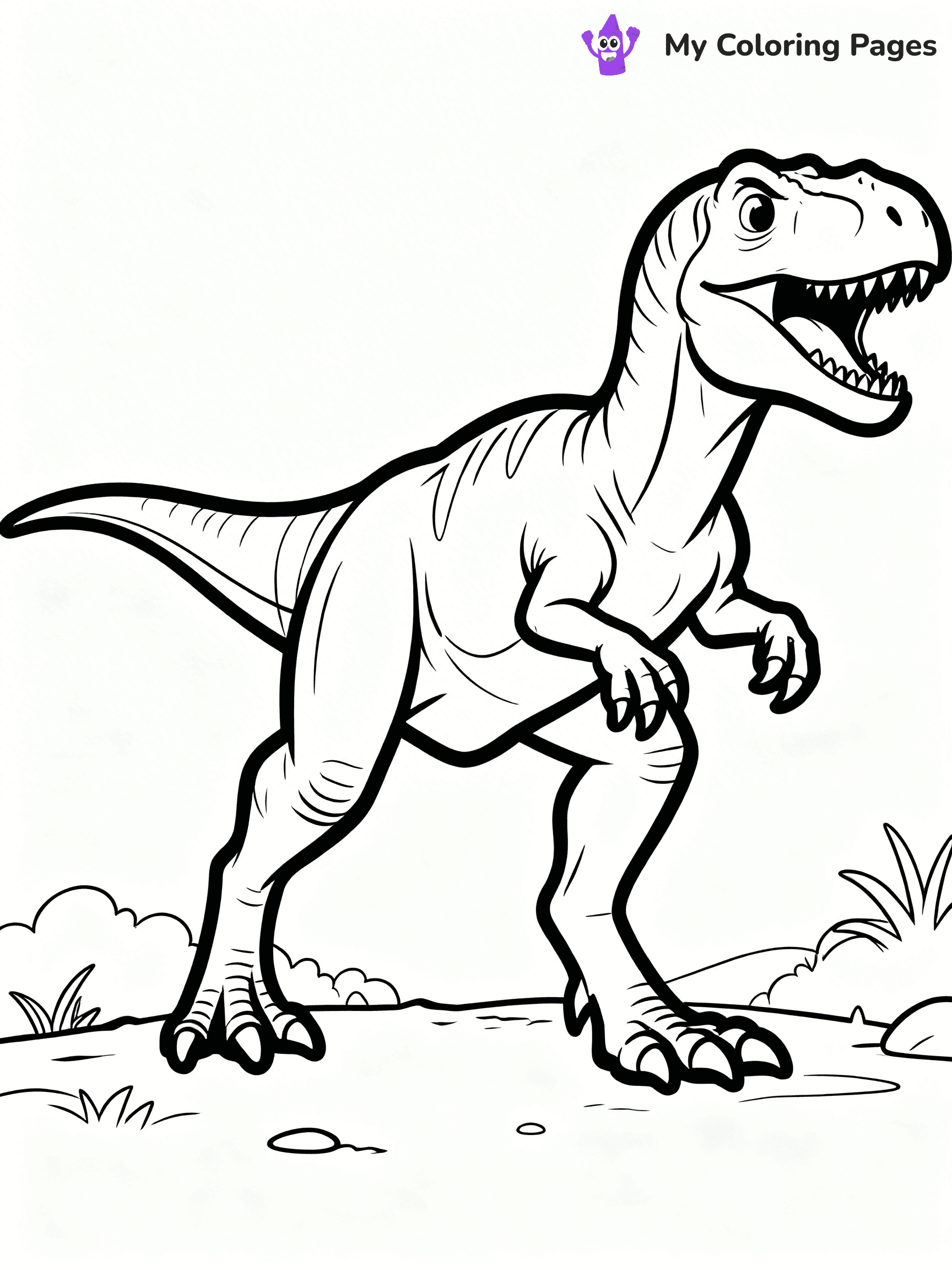 Allosaurus Coloring Pages - 22