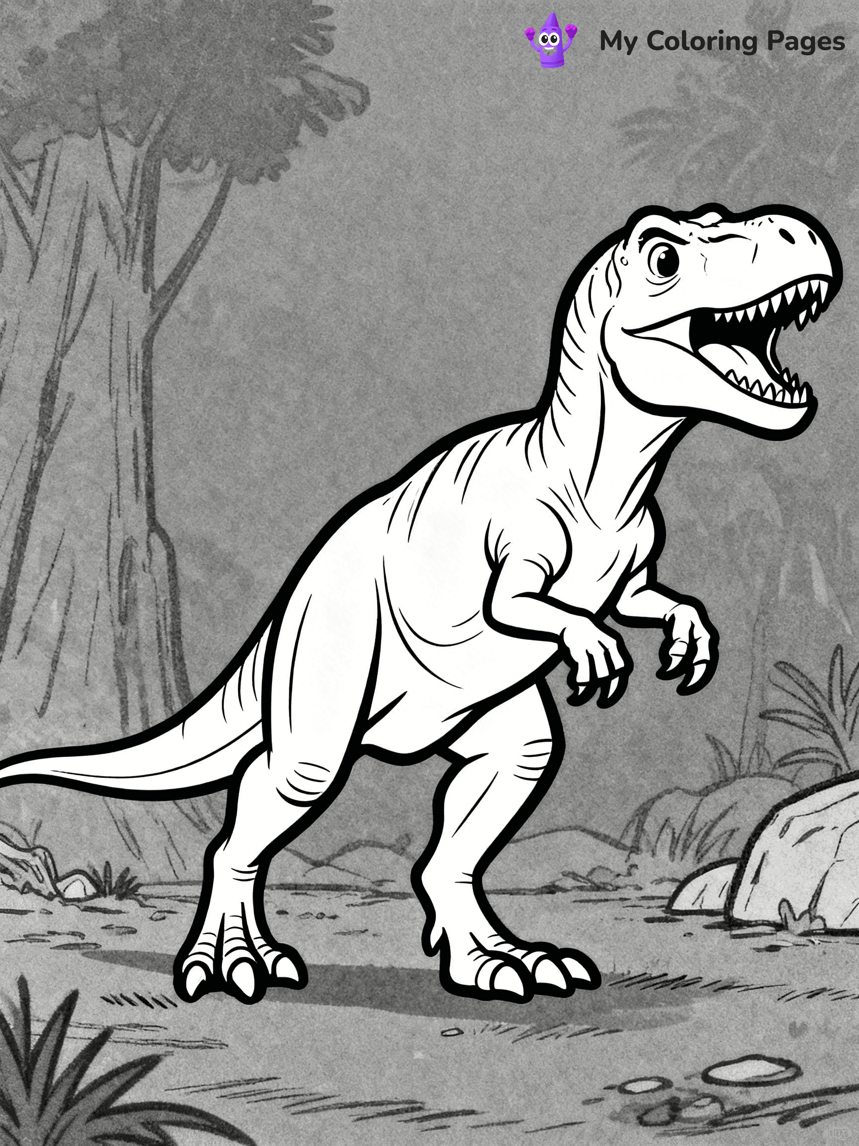 Allosaurus Coloring Pages - 21