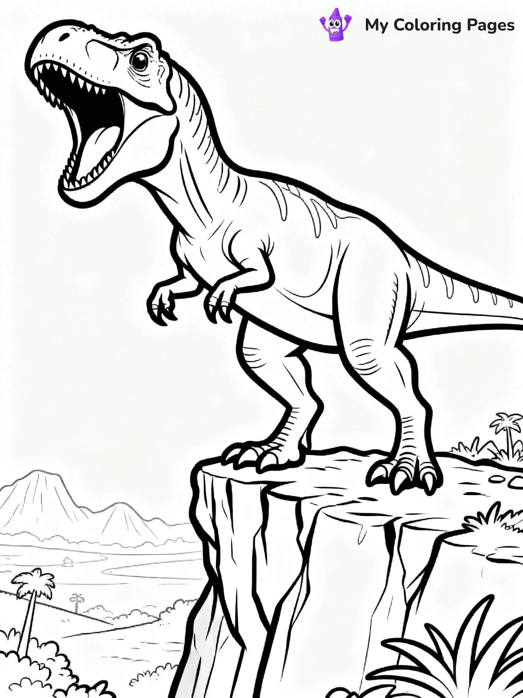 Allosaurus Coloring Pages - 19