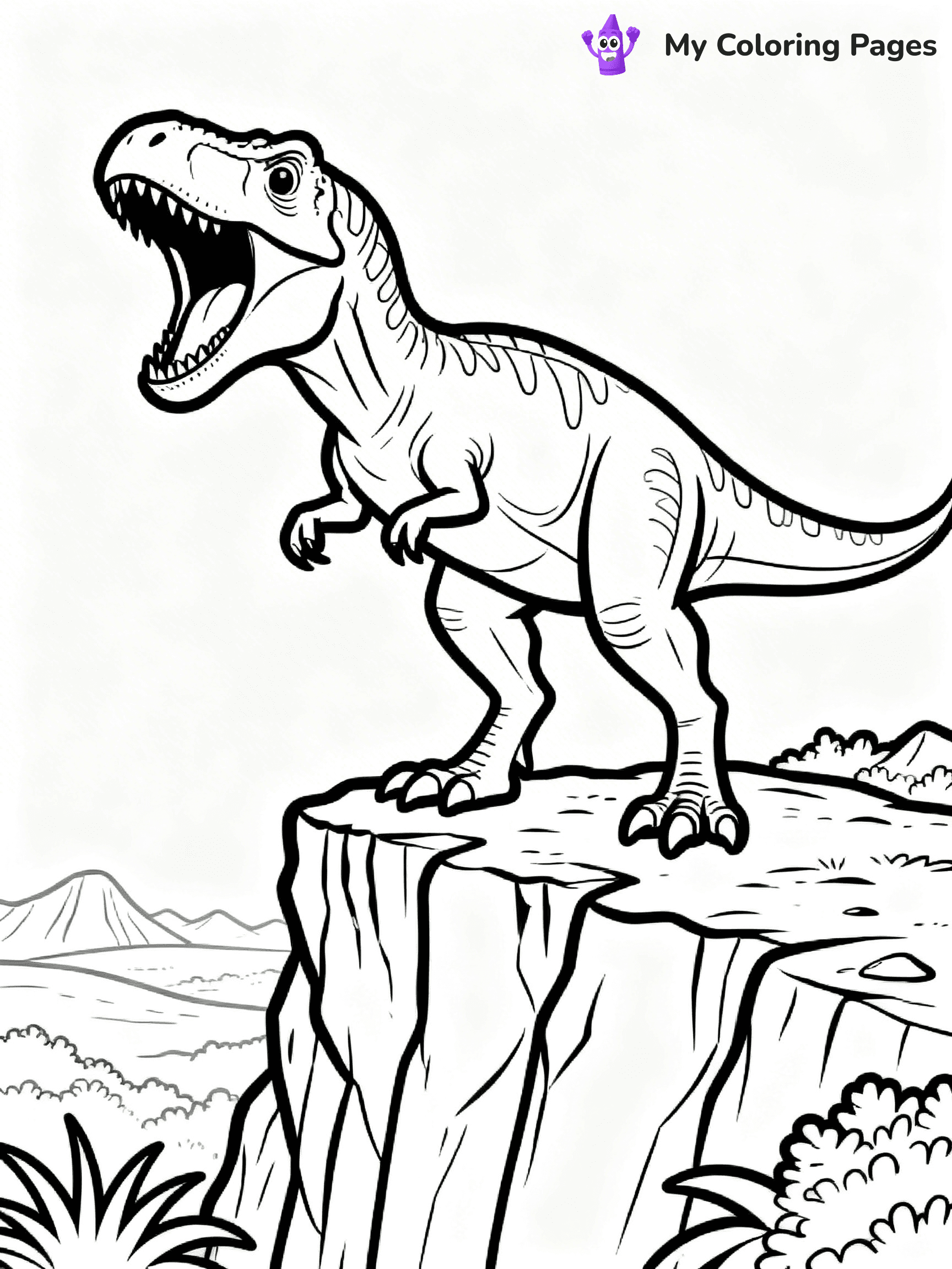 Allosaurus Coloring Pages - 18