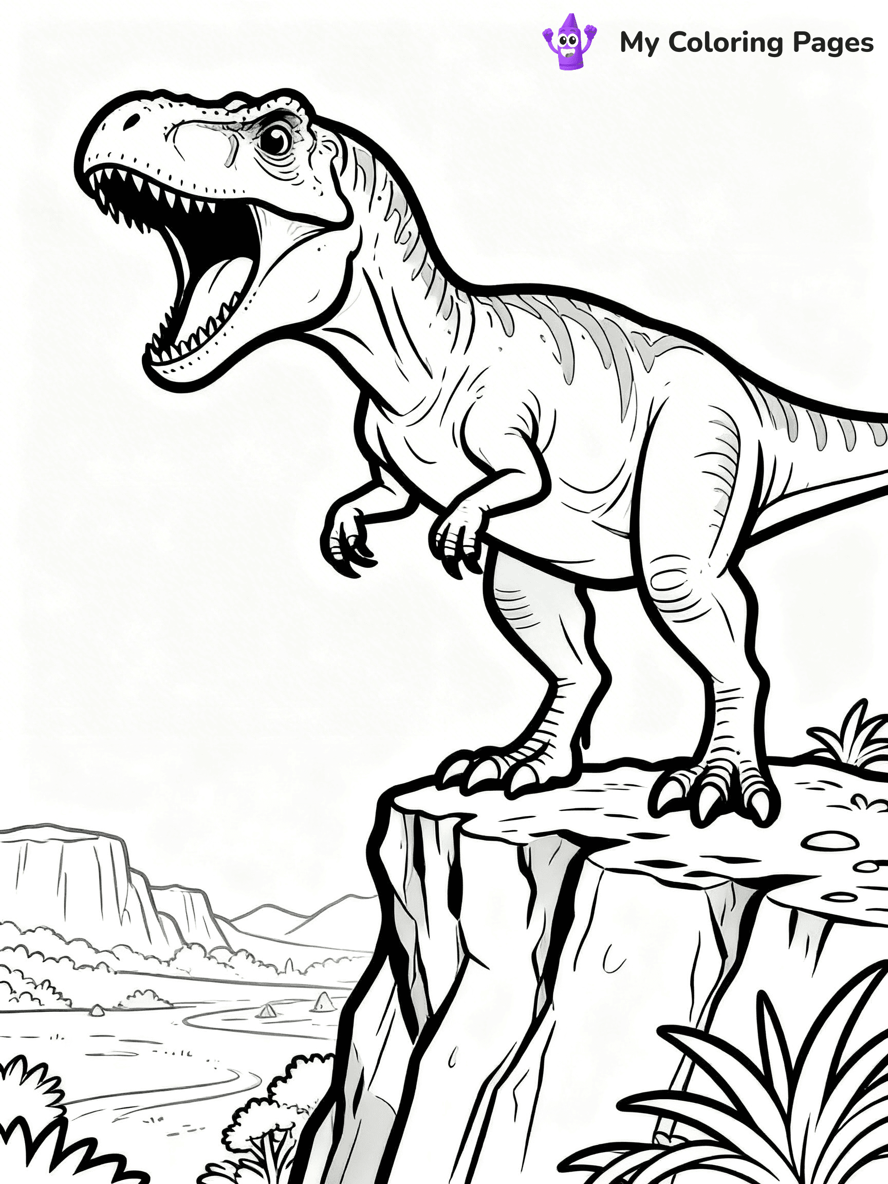 Allosaurus Coloring Pages - 17
