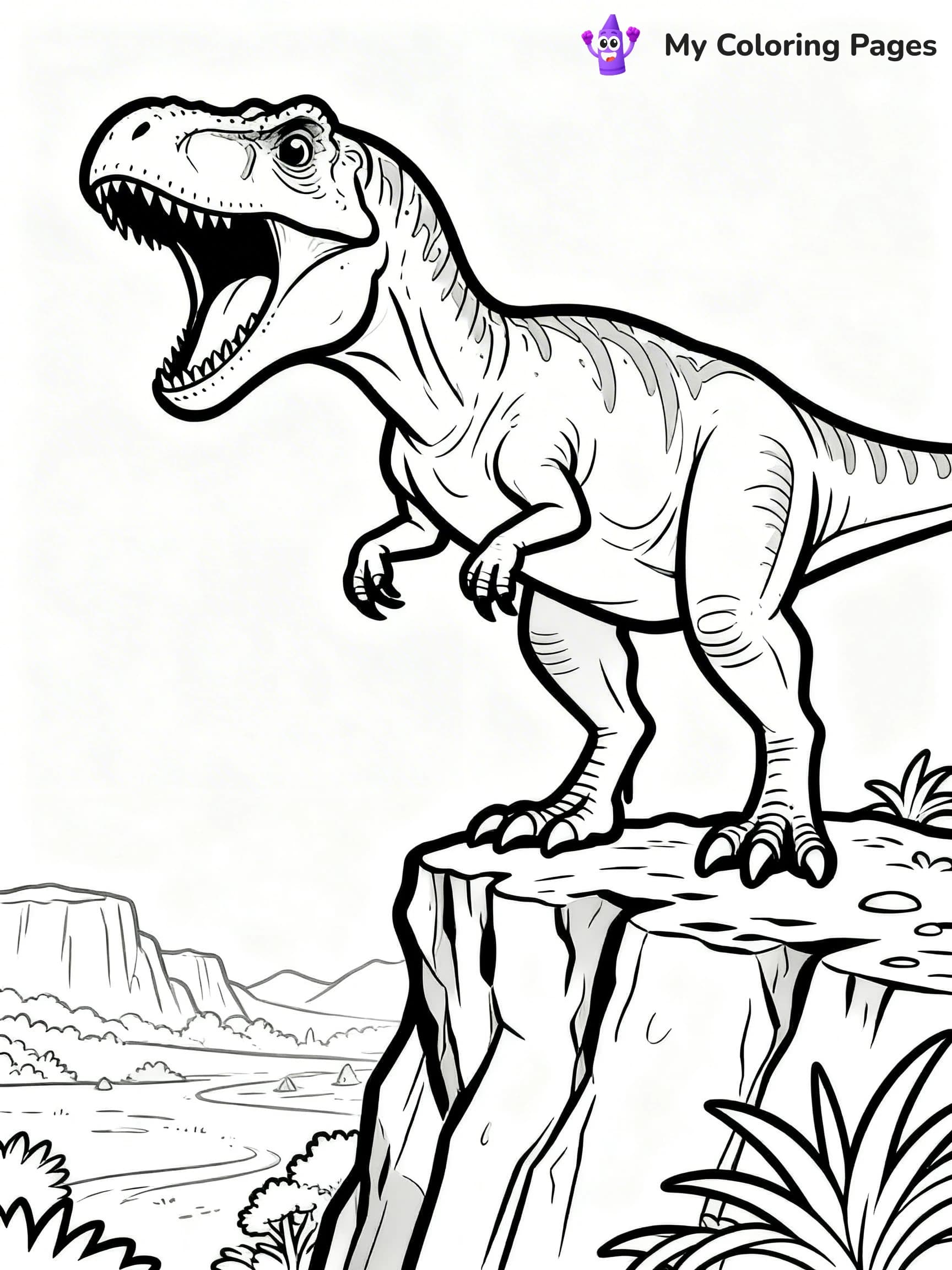 Allosaurus Coloring Pages - 17