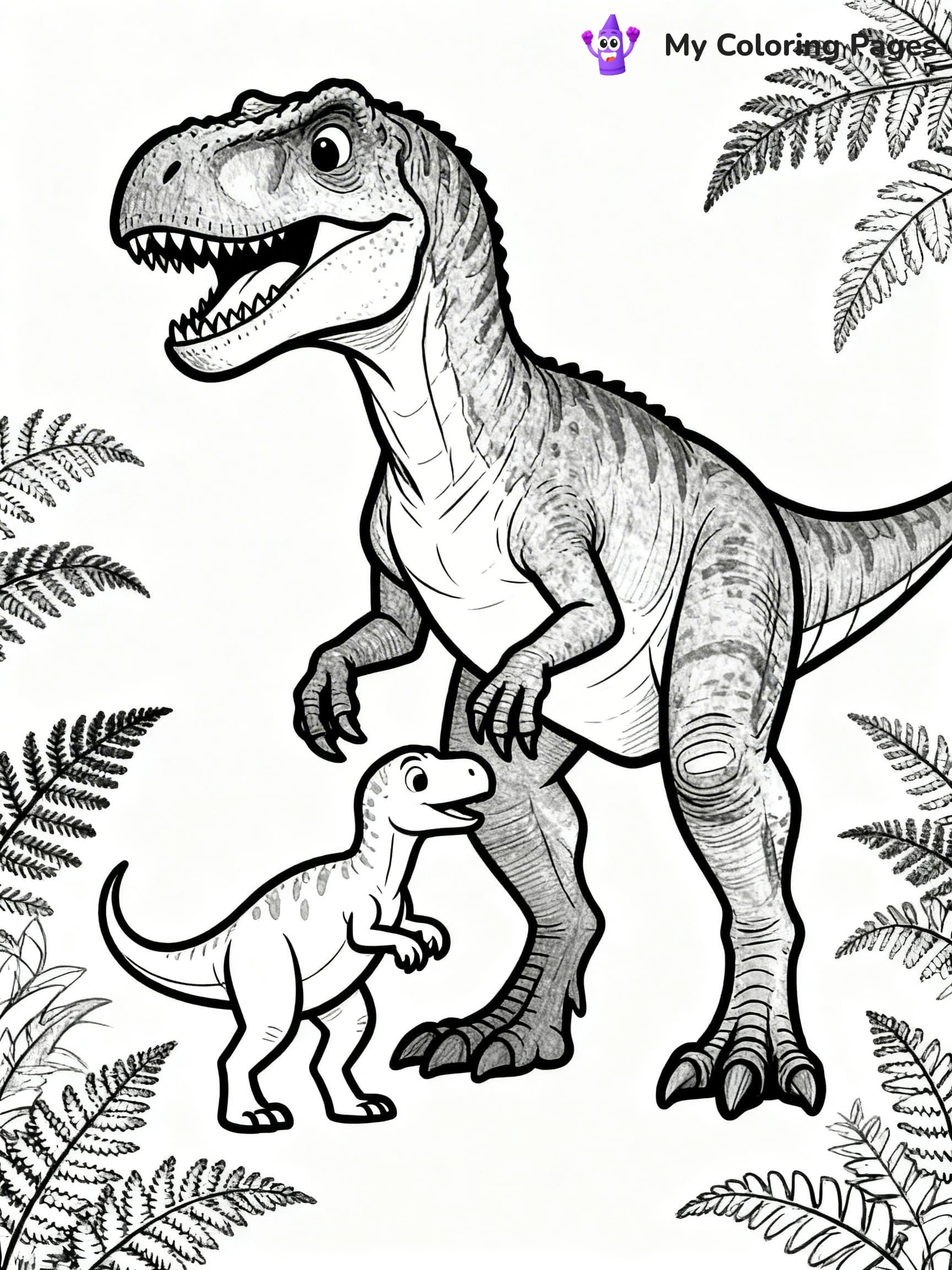 Allosaurus Coloring Pages - 10