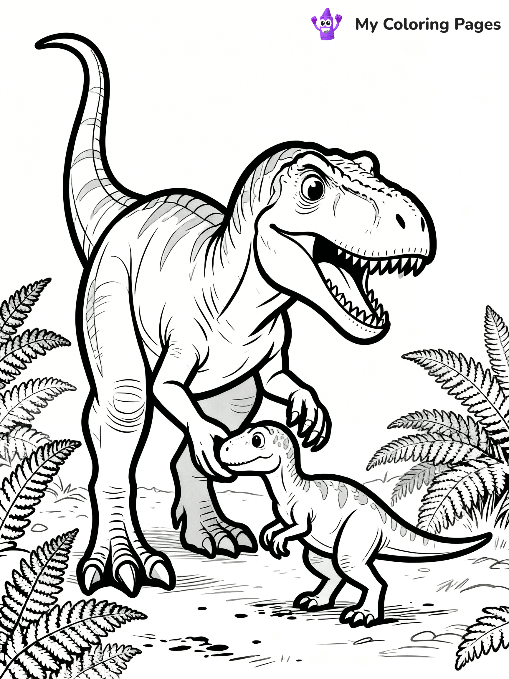 Allosaurus Coloring Pages - 9