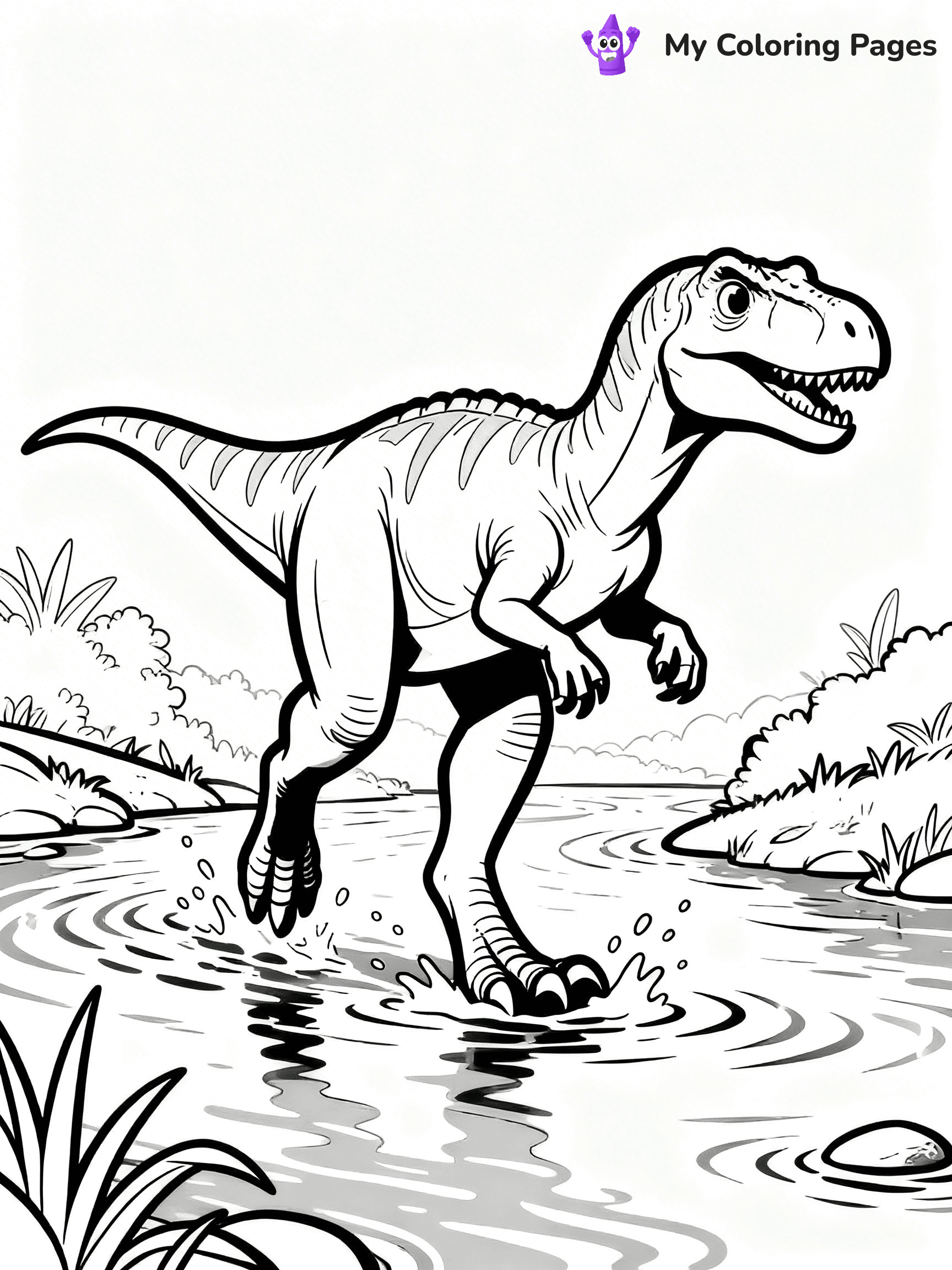Allosaurus Coloring Pages - 6
