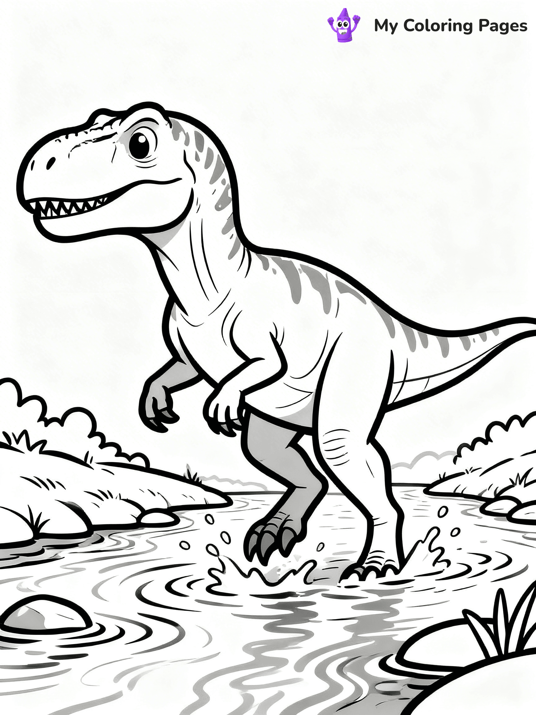 Allosaurus Coloring Pages - 5