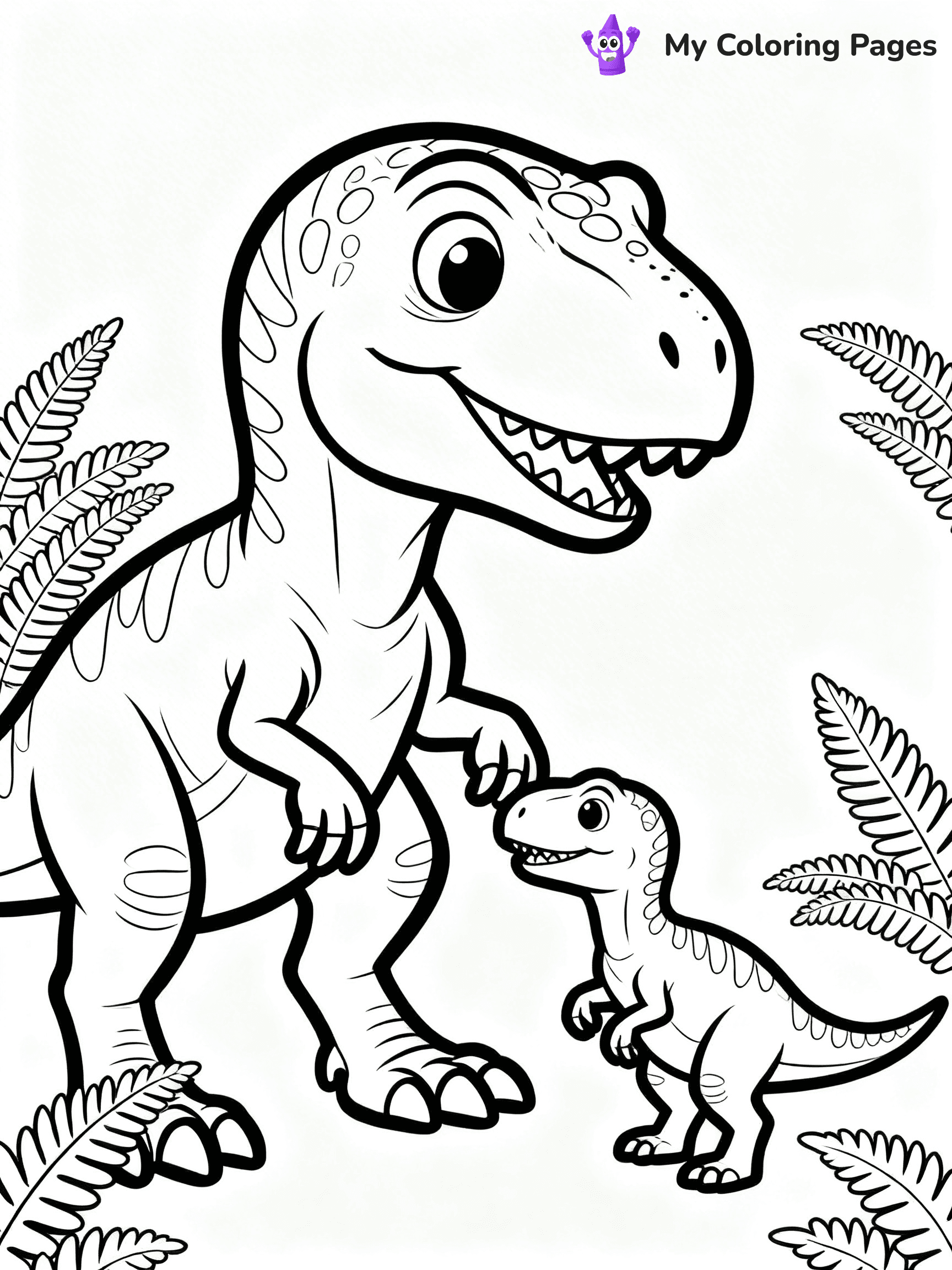 Allosaurus Coloring Pages - 2