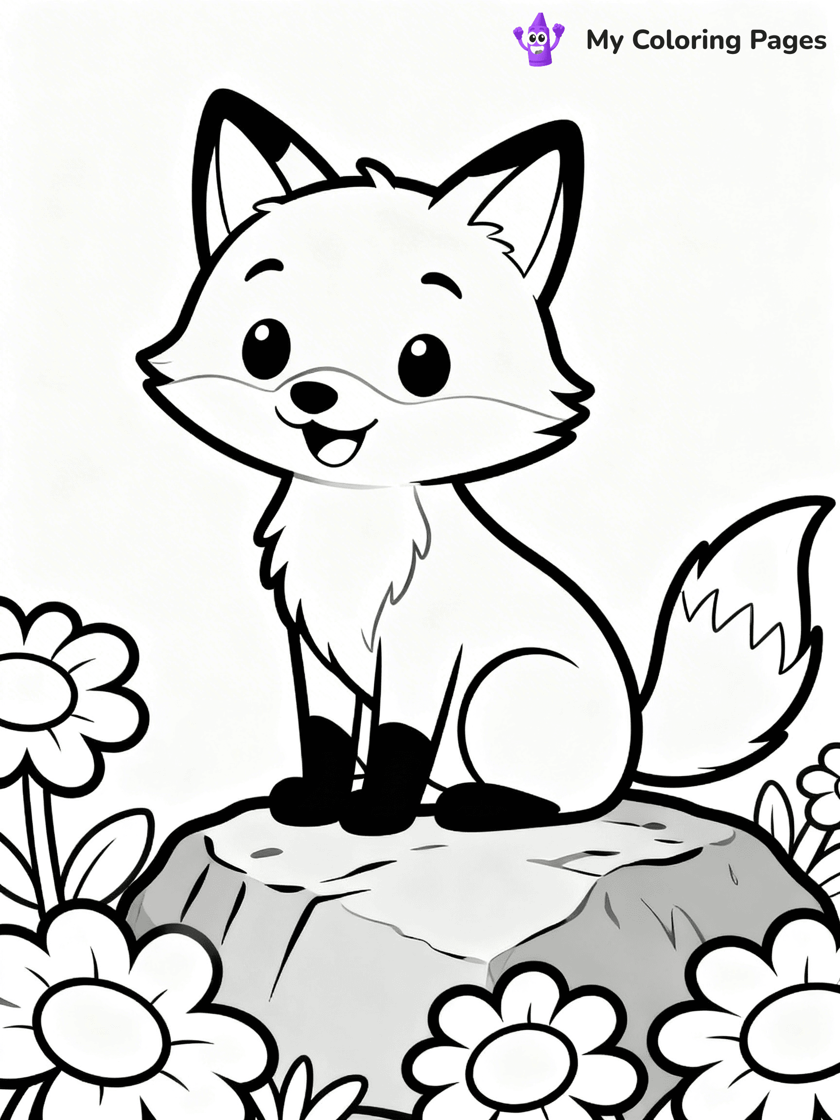 Foxy Coloring Pages - 31