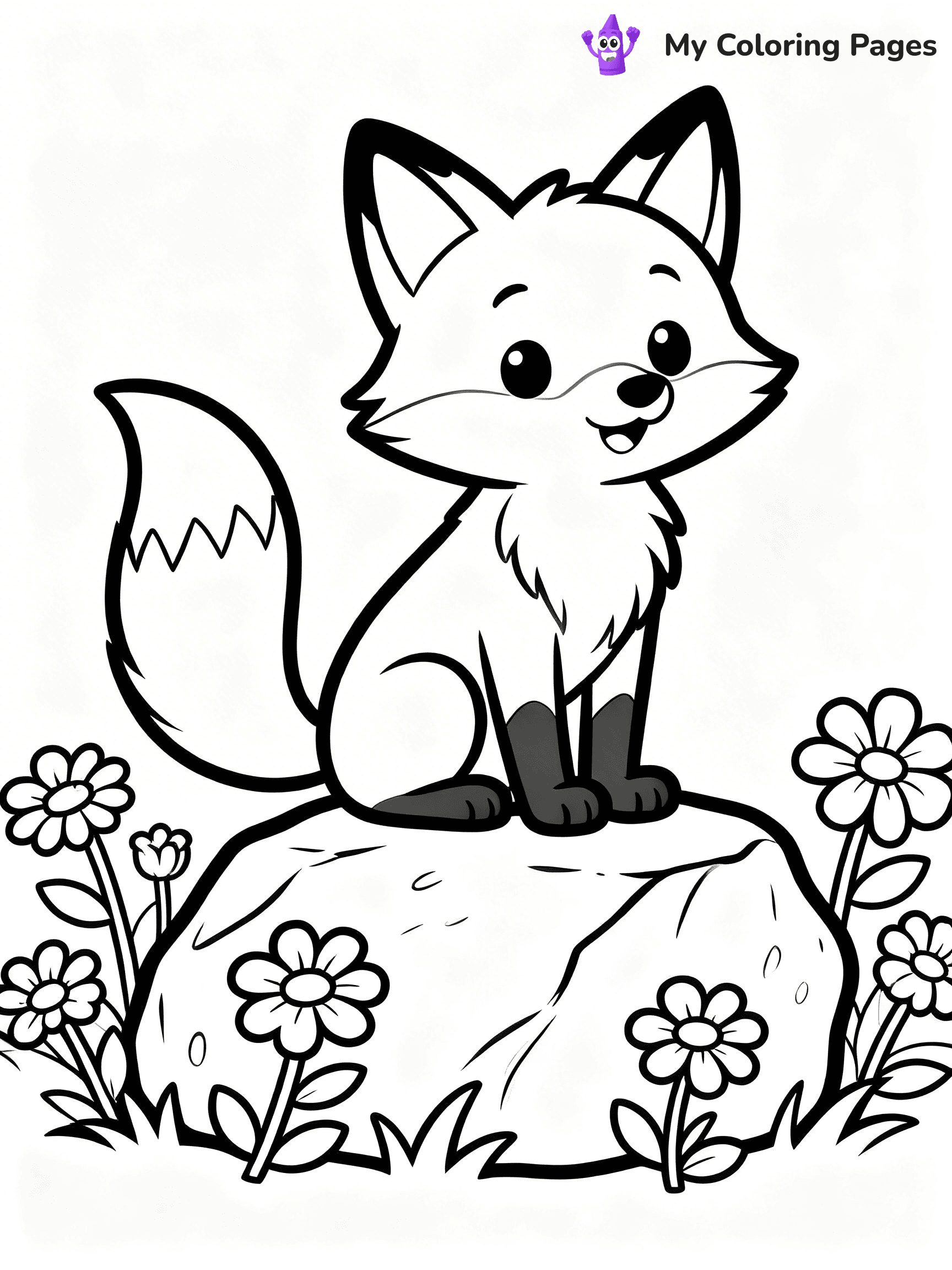 Foxy Coloring Pages - 30